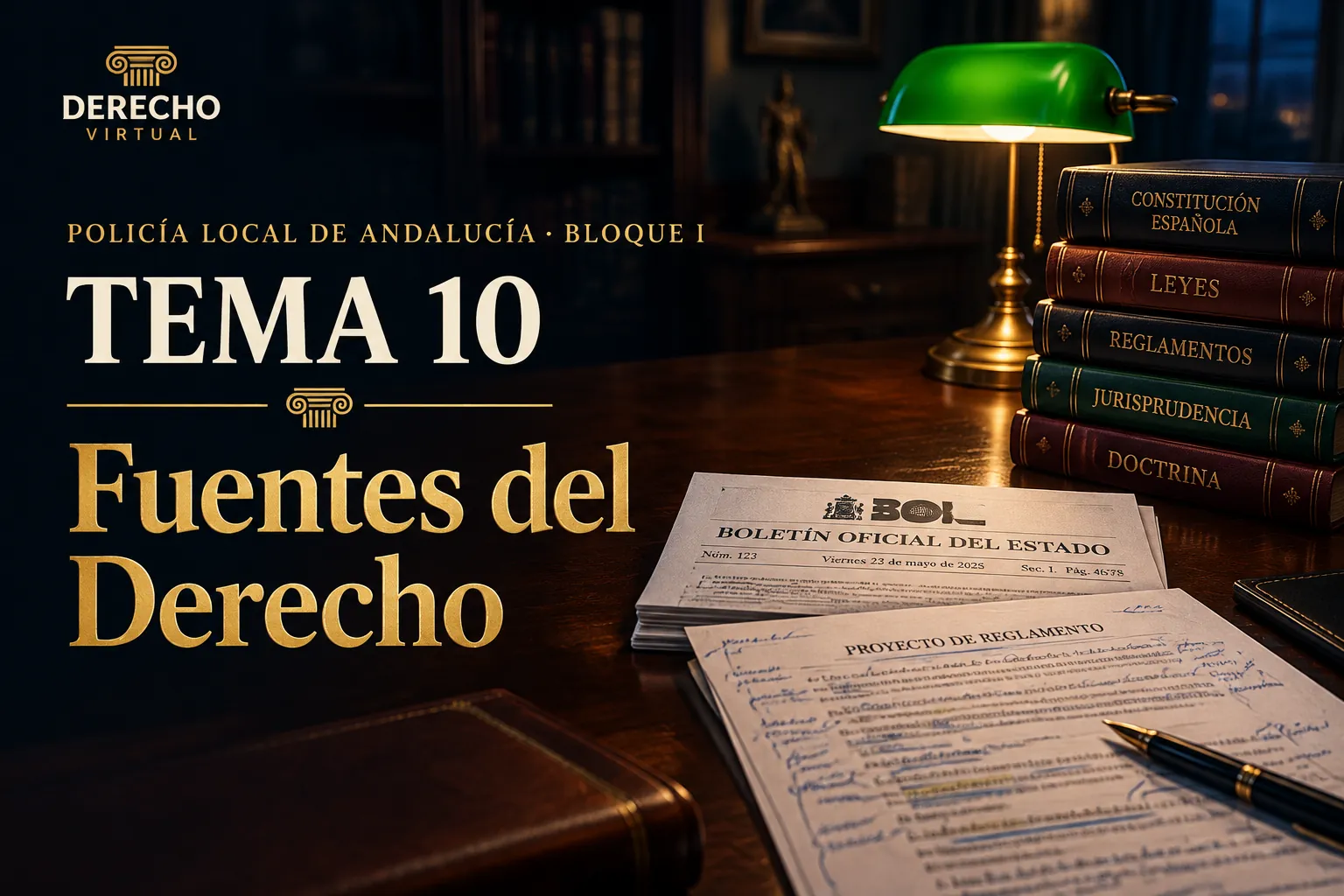 Miniatura del tema 10: Fuentes del Derecho administrativo