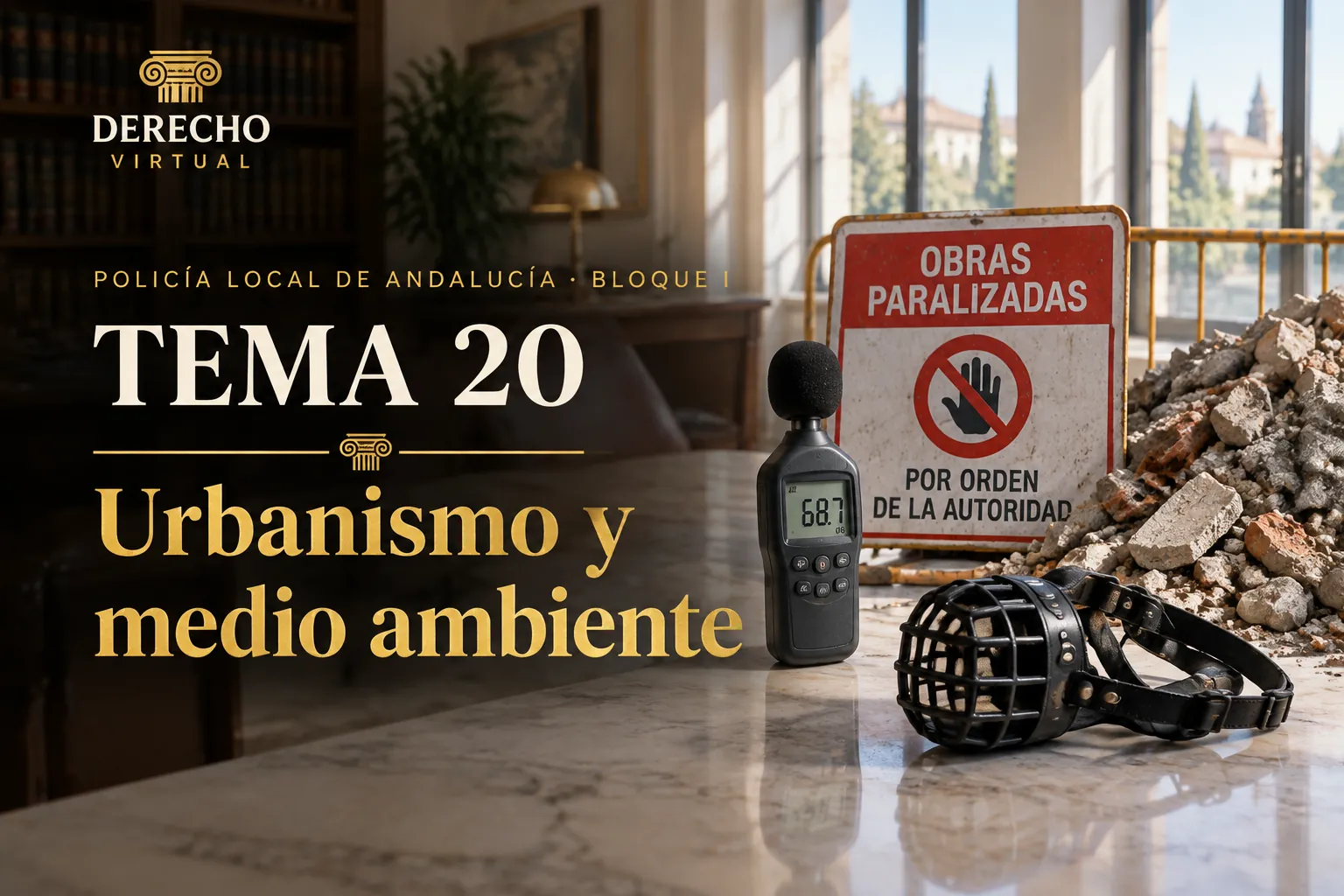 Miniatura del tema 20: Policía administrativa III: urbanismo, medio ambiente y protección animal