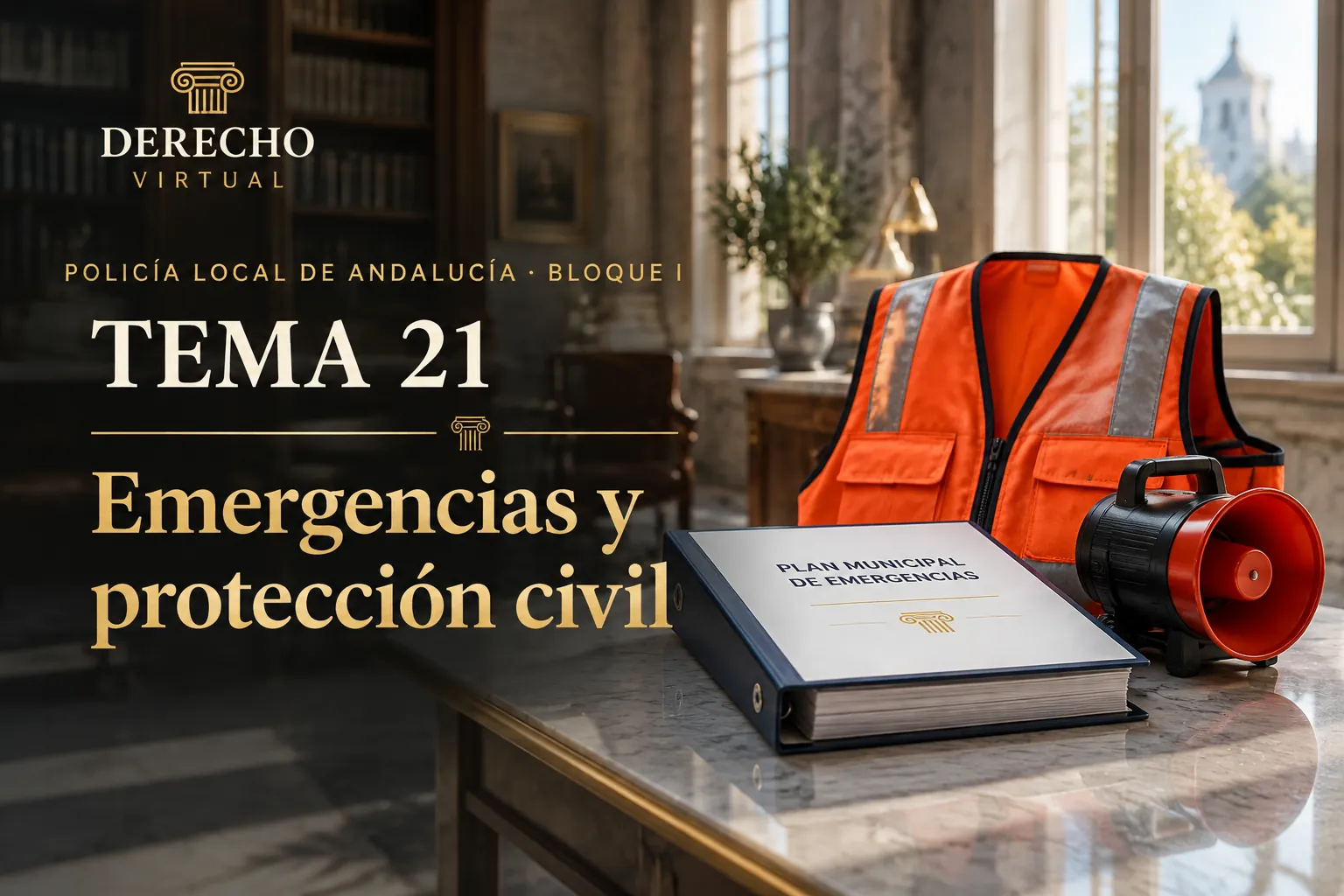 Miniatura del tema 21: Gestión de emergencias y protección civil en Andalucía