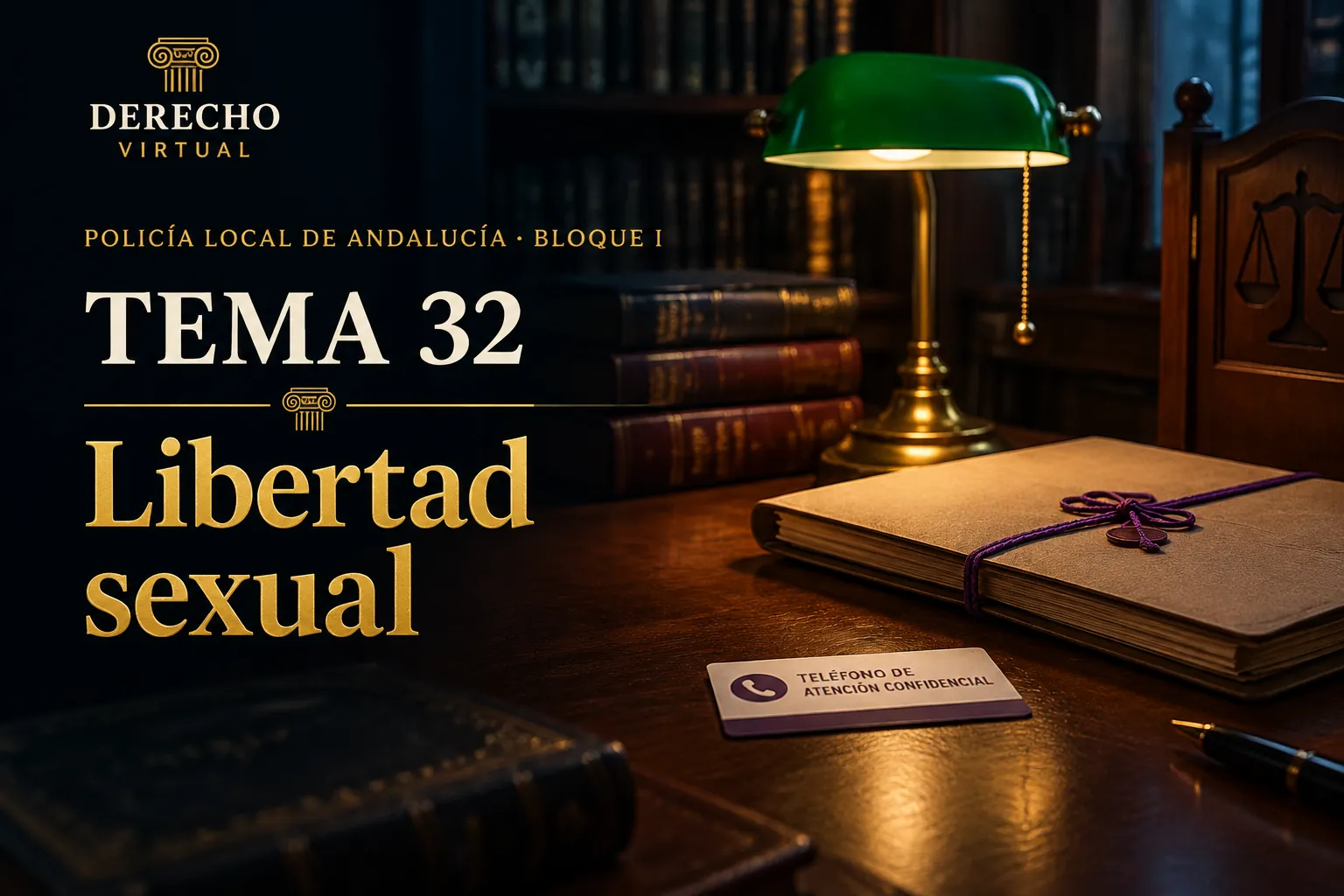 Miniatura del tema 32: Violencia de género y doméstica. Delitos contra la libertad sexual