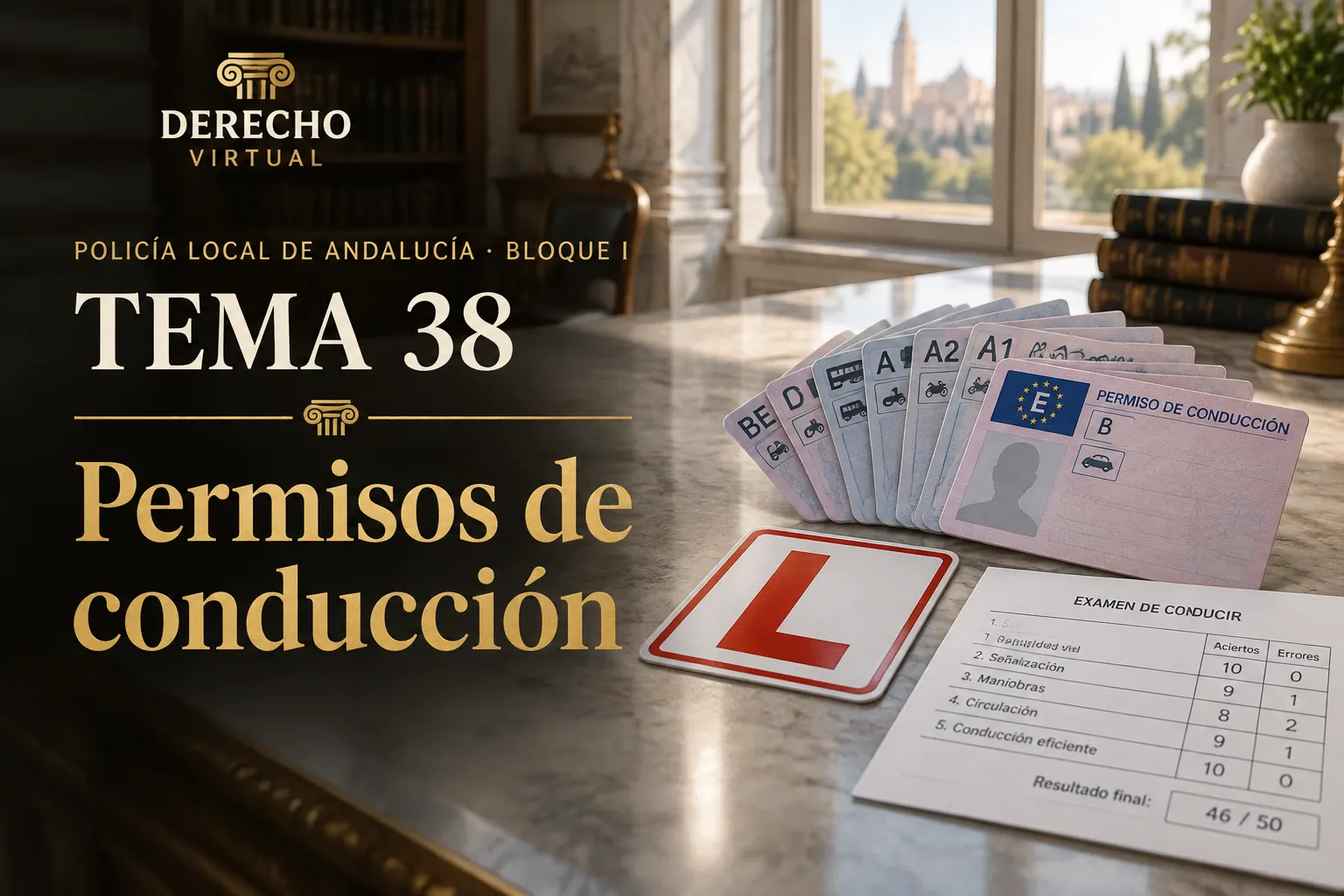 Miniatura del tema 38: El permiso y la licencia de conducción
