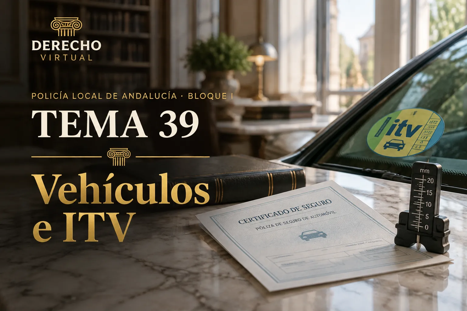 Miniatura del tema 39: Vehículos, inspección técnica y seguro obligatorio