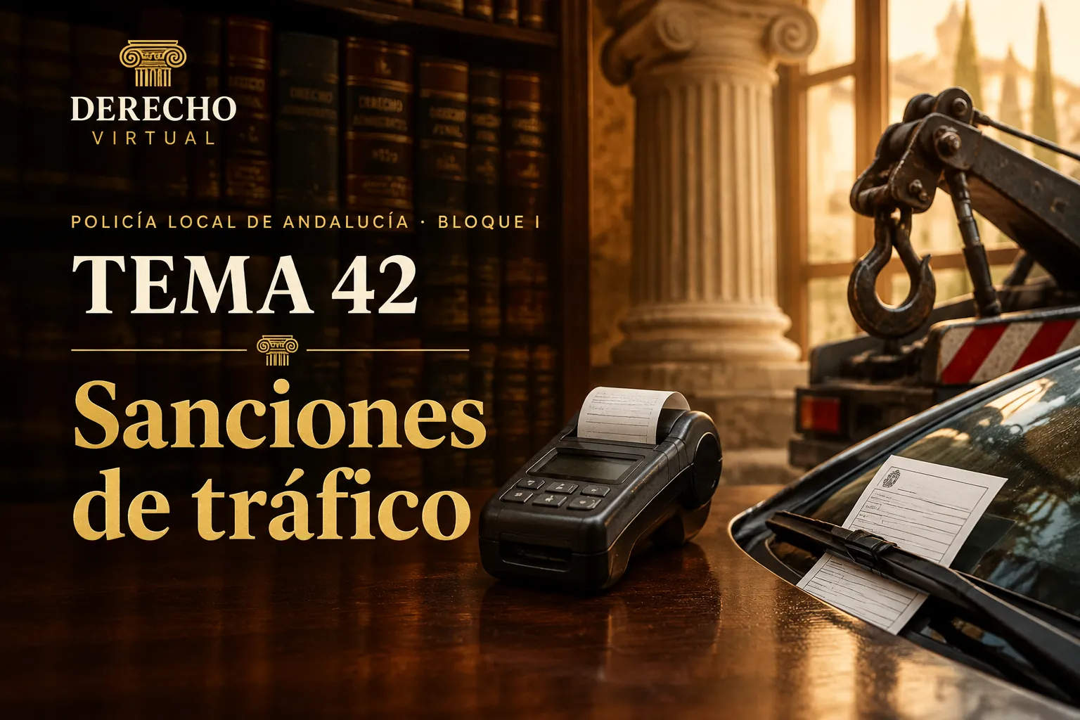 Miniatura del tema 42: Infracciones y procedimiento sancionador de tráfico