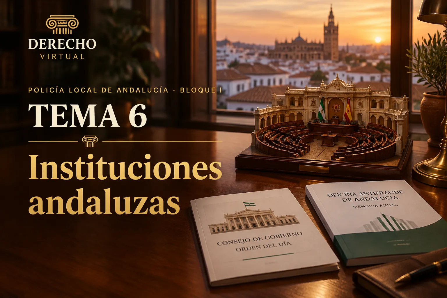 Miniatura del tema 6: Organización institucional de la Comunidad Autónoma de Andalucía