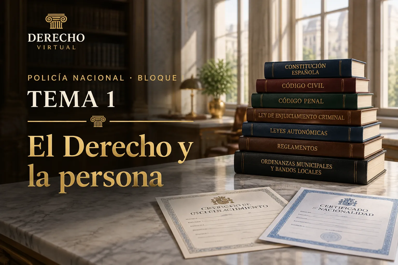 Miniatura del tema 1: El Derecho, la persona y la nacionalidad