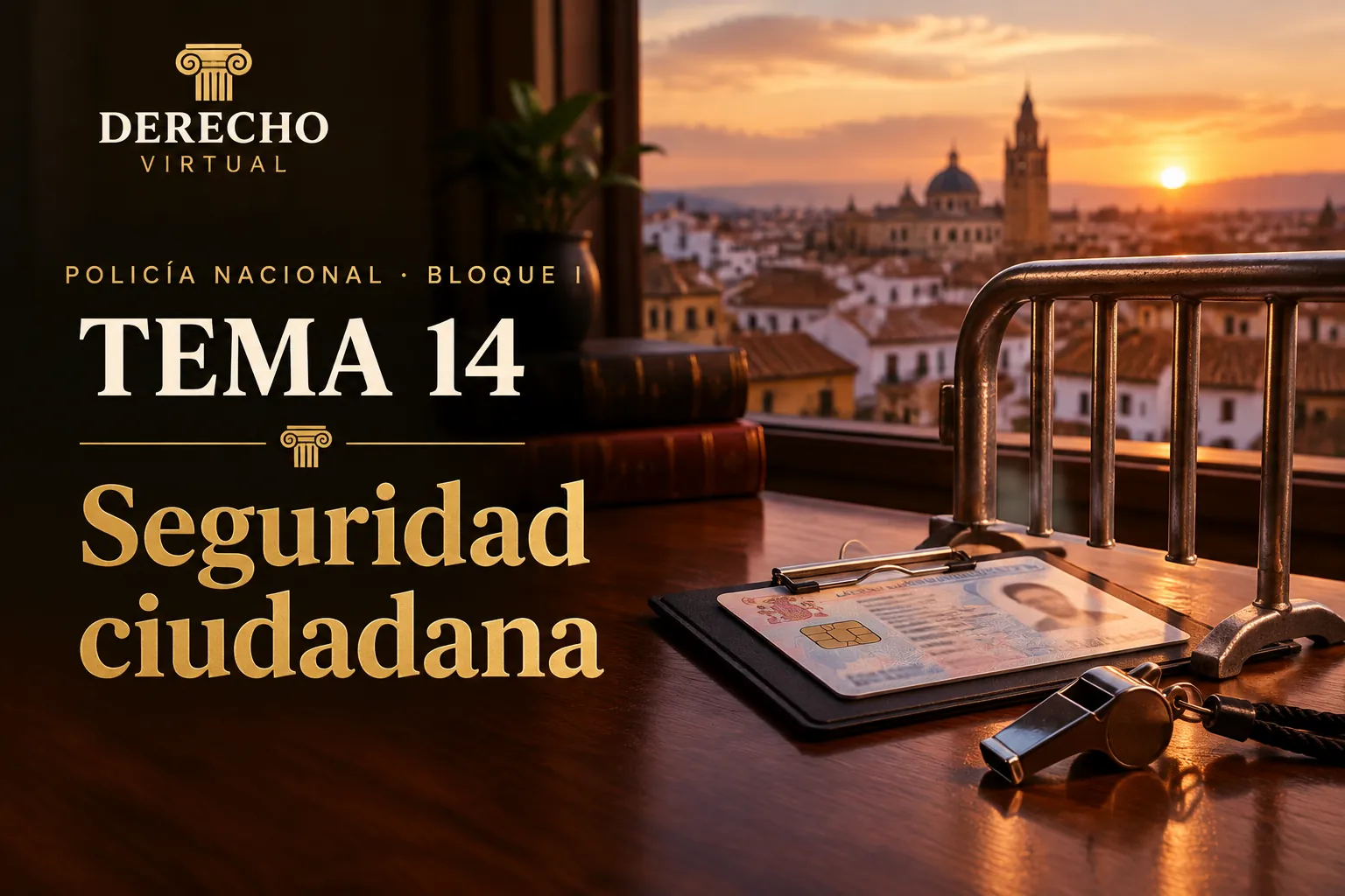 Miniatura del tema 14: La Ley Orgánica 4/2015, de protección de la seguridad ciudadana