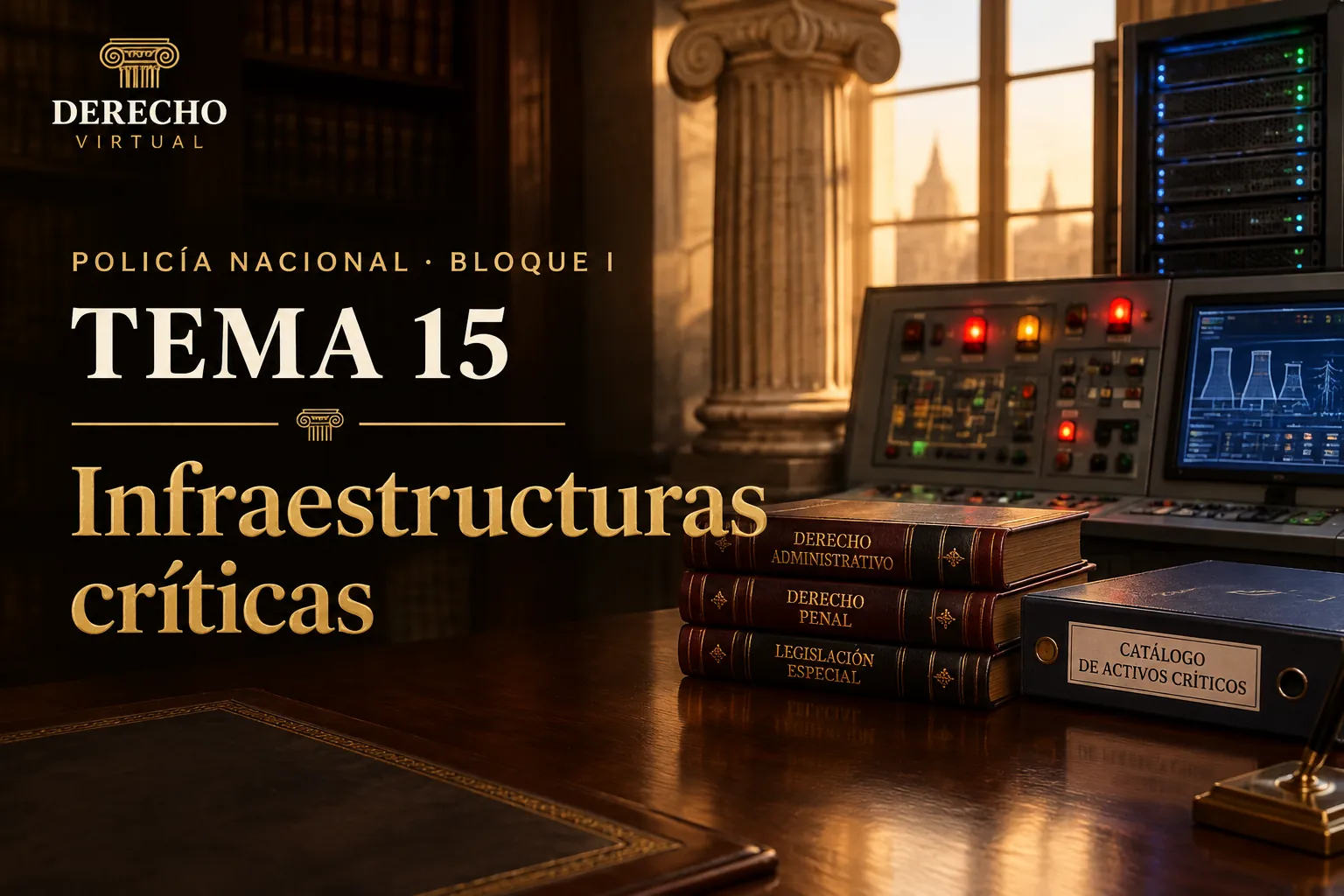Miniatura del tema 15: Infraestructuras críticas y ciberseguridad