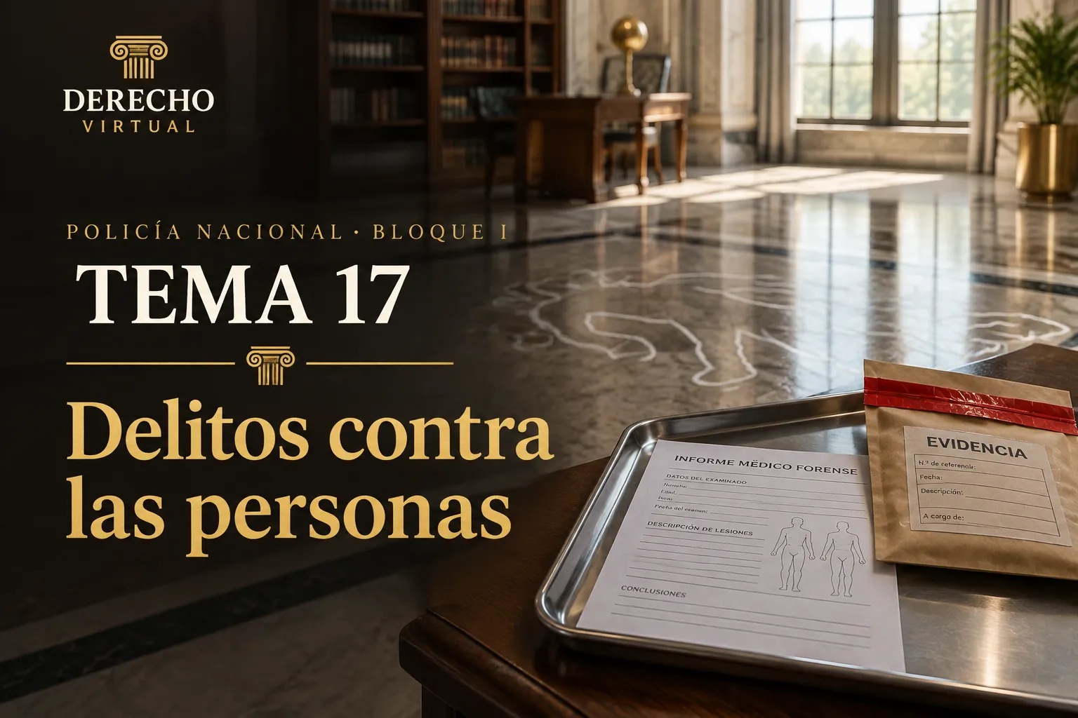 Miniatura del tema 17: Delitos contra la vida, la integridad, la libertad y la libertad sexual