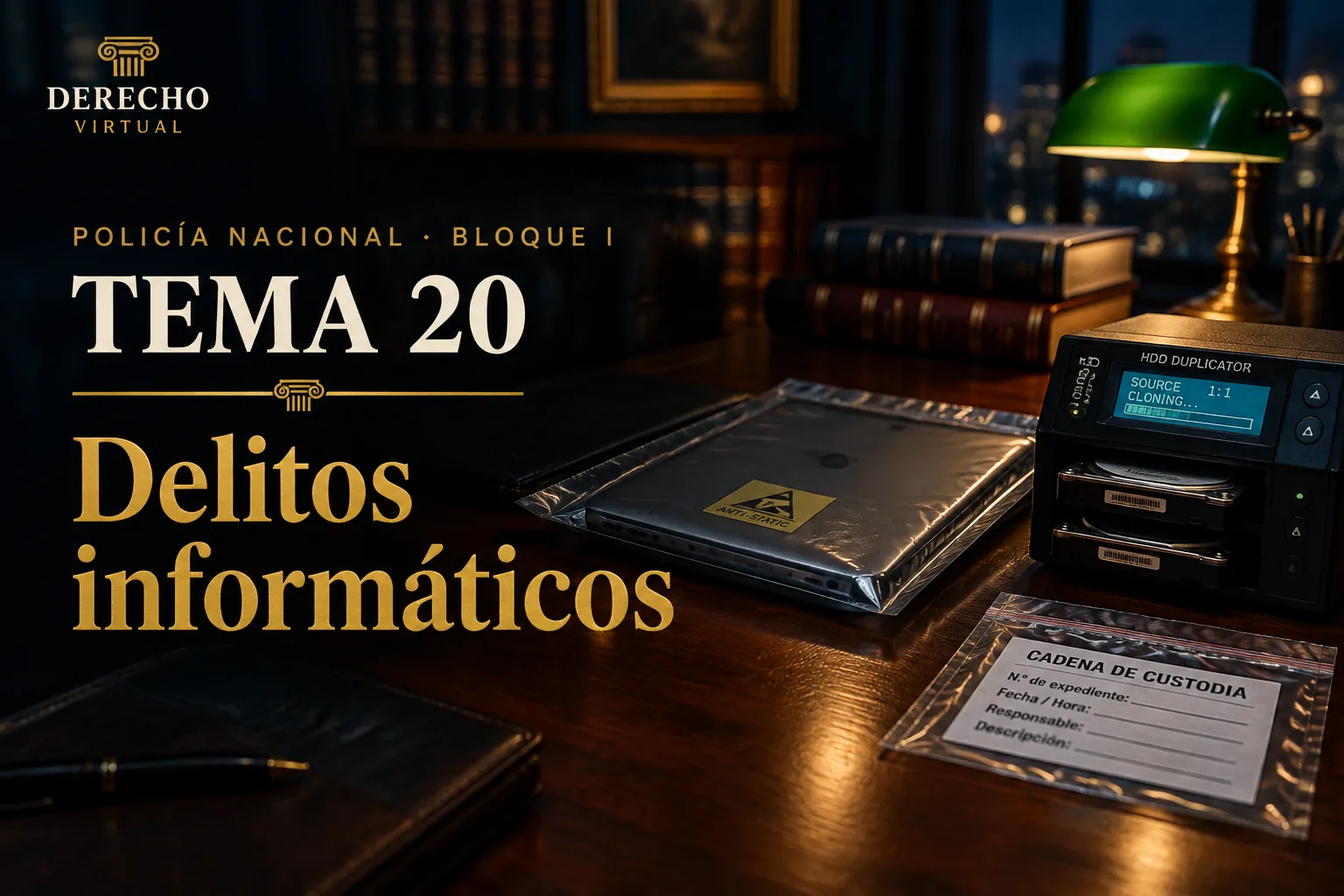 Miniatura del tema 20: Delitos informáticos y prueba digital