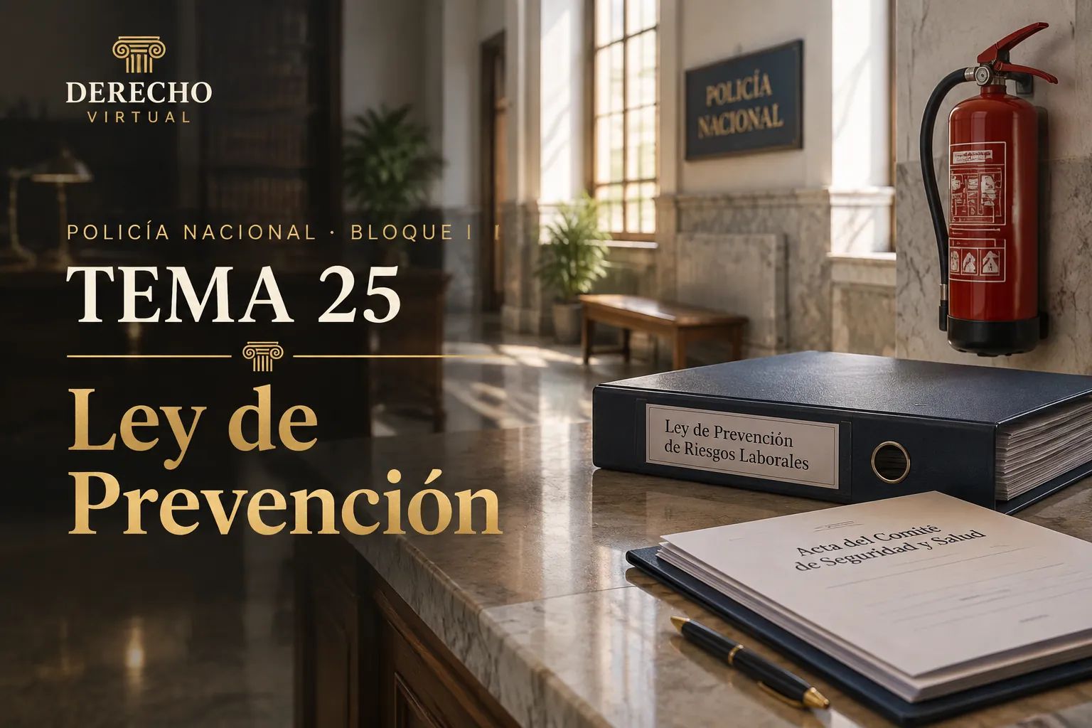 Miniatura del tema 25: Marco normativo de la prevención de riesgos laborales