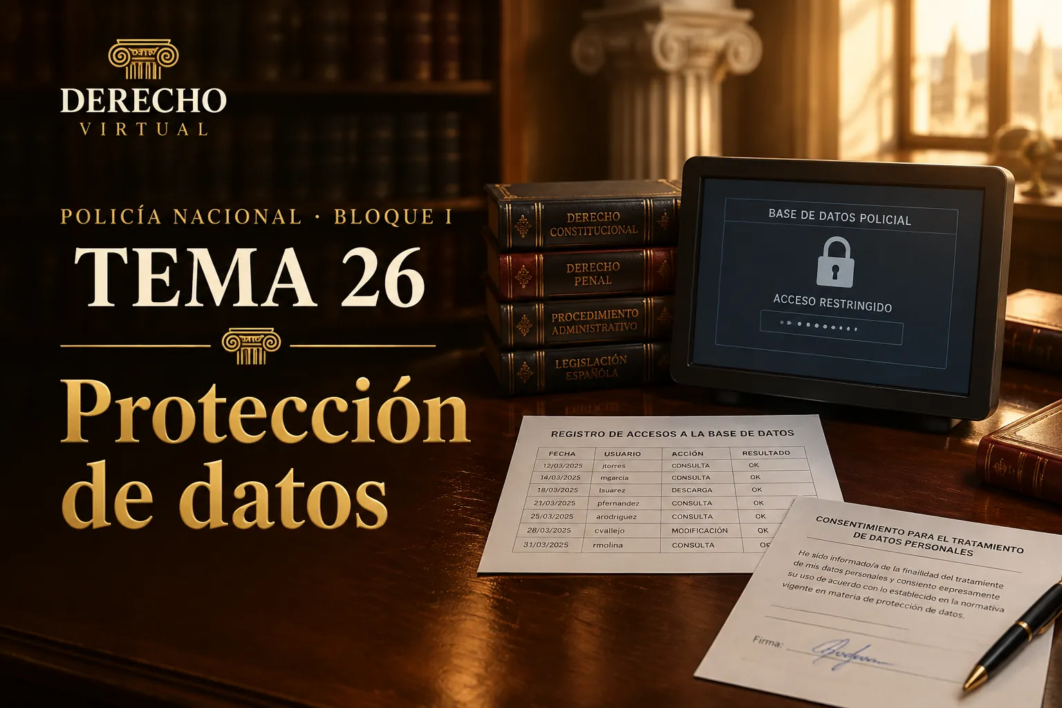 Miniatura del tema 26: La protección de datos de carácter personal
