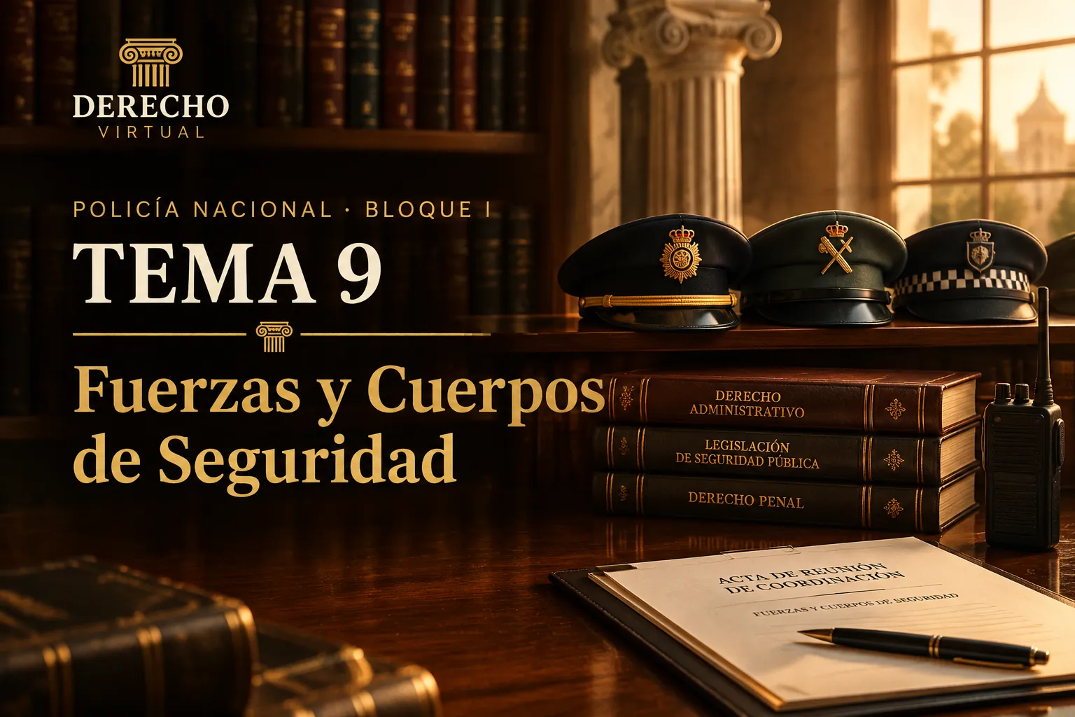 Miniatura del tema 9: La Ley Orgánica 2/1986, de Fuerzas y Cuerpos de Seguridad