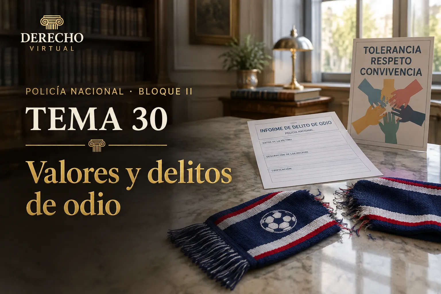 Miniatura del tema 30: Principios éticos de la sociedad actual y delitos de odio