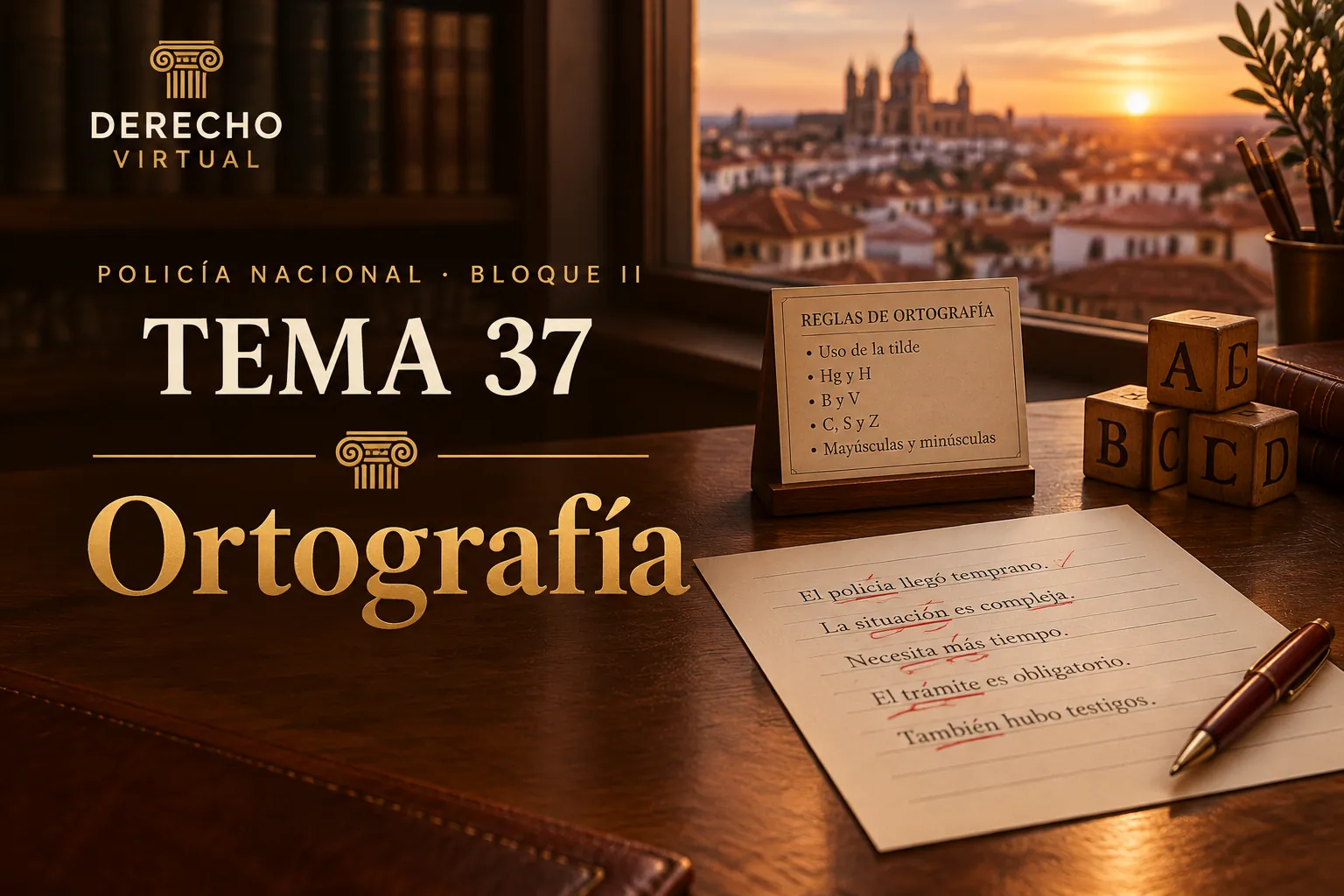 Miniatura del tema 37: Ortografía de la lengua española