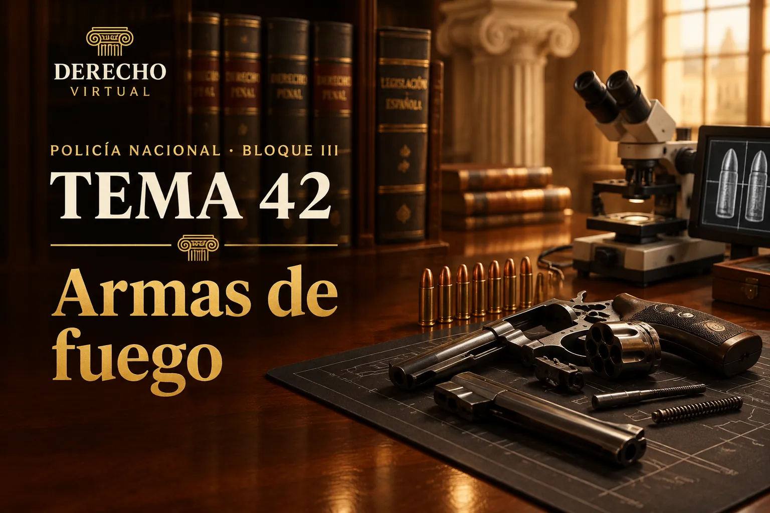 Miniatura del tema 42: Armas de fuego y balística forense
