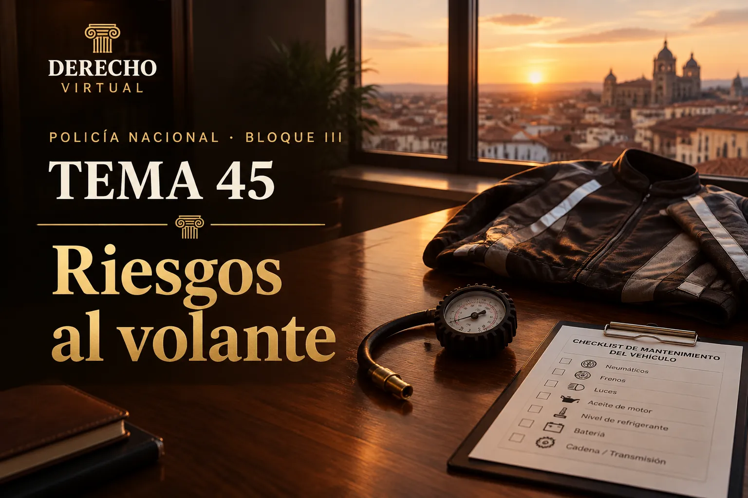 Miniatura del tema 45: Prevención de riesgos laborales en seguridad vial