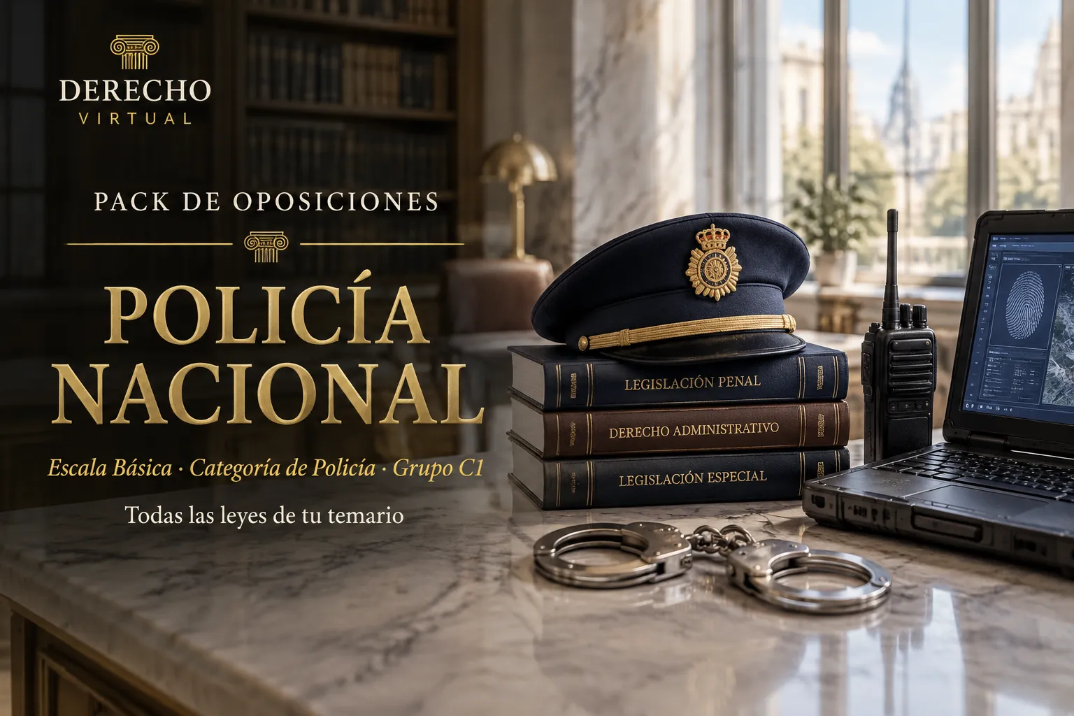 Pack de oposiciones de Policía Nacional