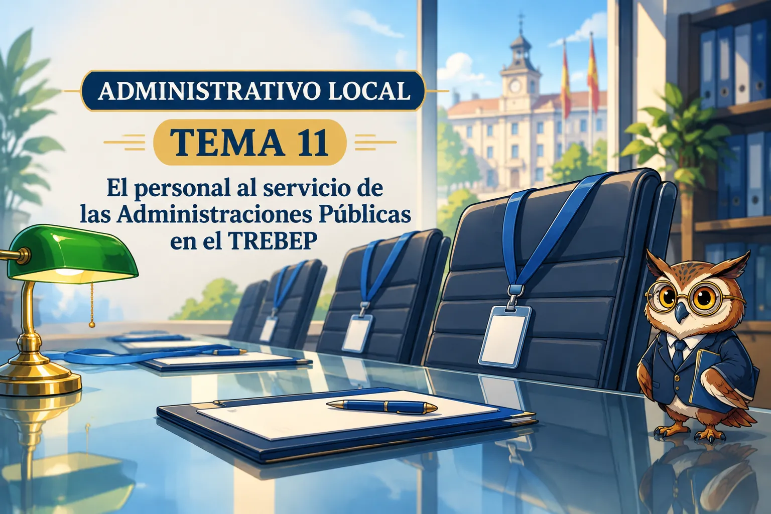 Miniatura del tema 11: El personal al servicio de las Administraciones Públicas en el TREBEP