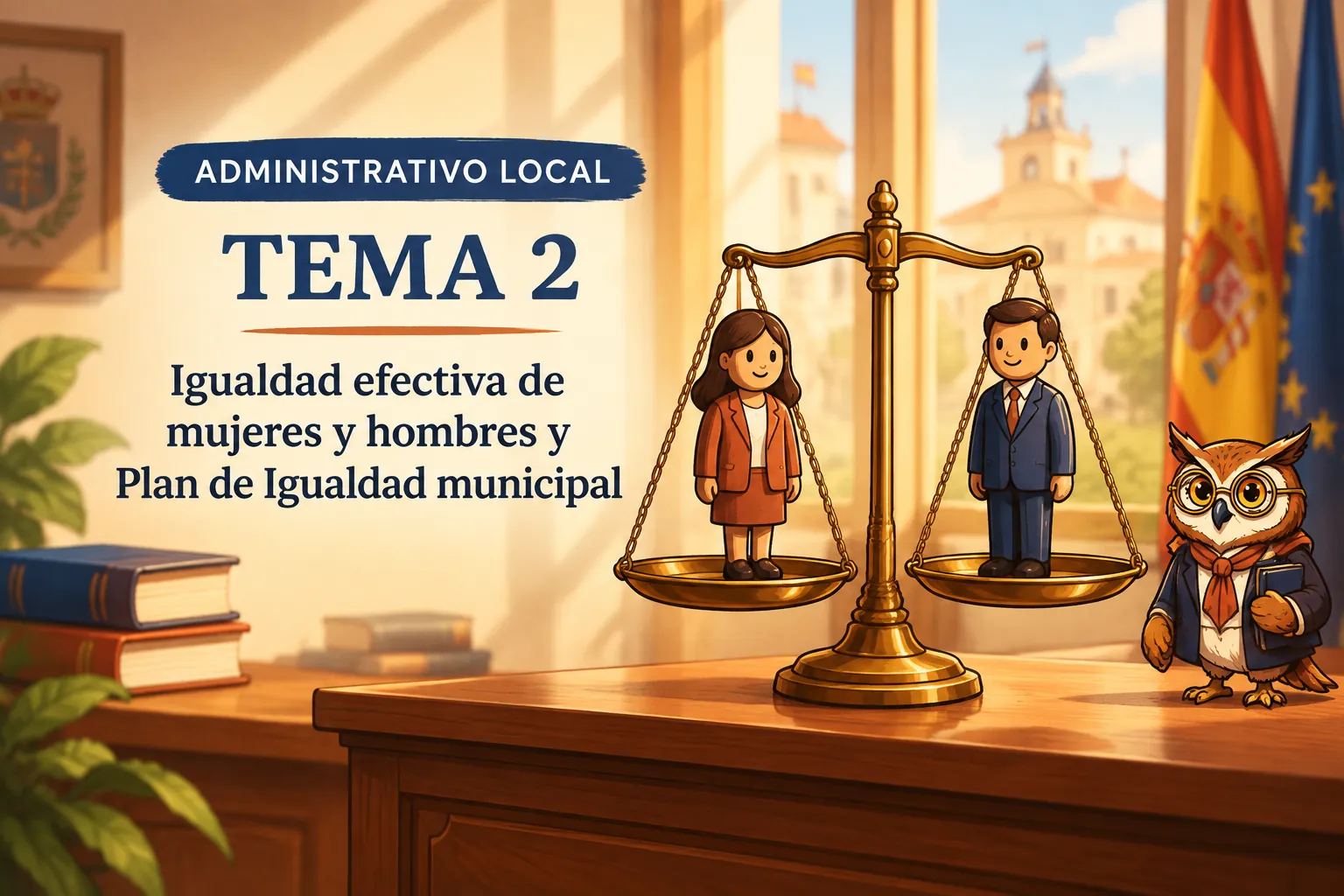 Miniatura del tema 2: Igualdad efectiva de mujeres y hombres y Plan de Igualdad municipal