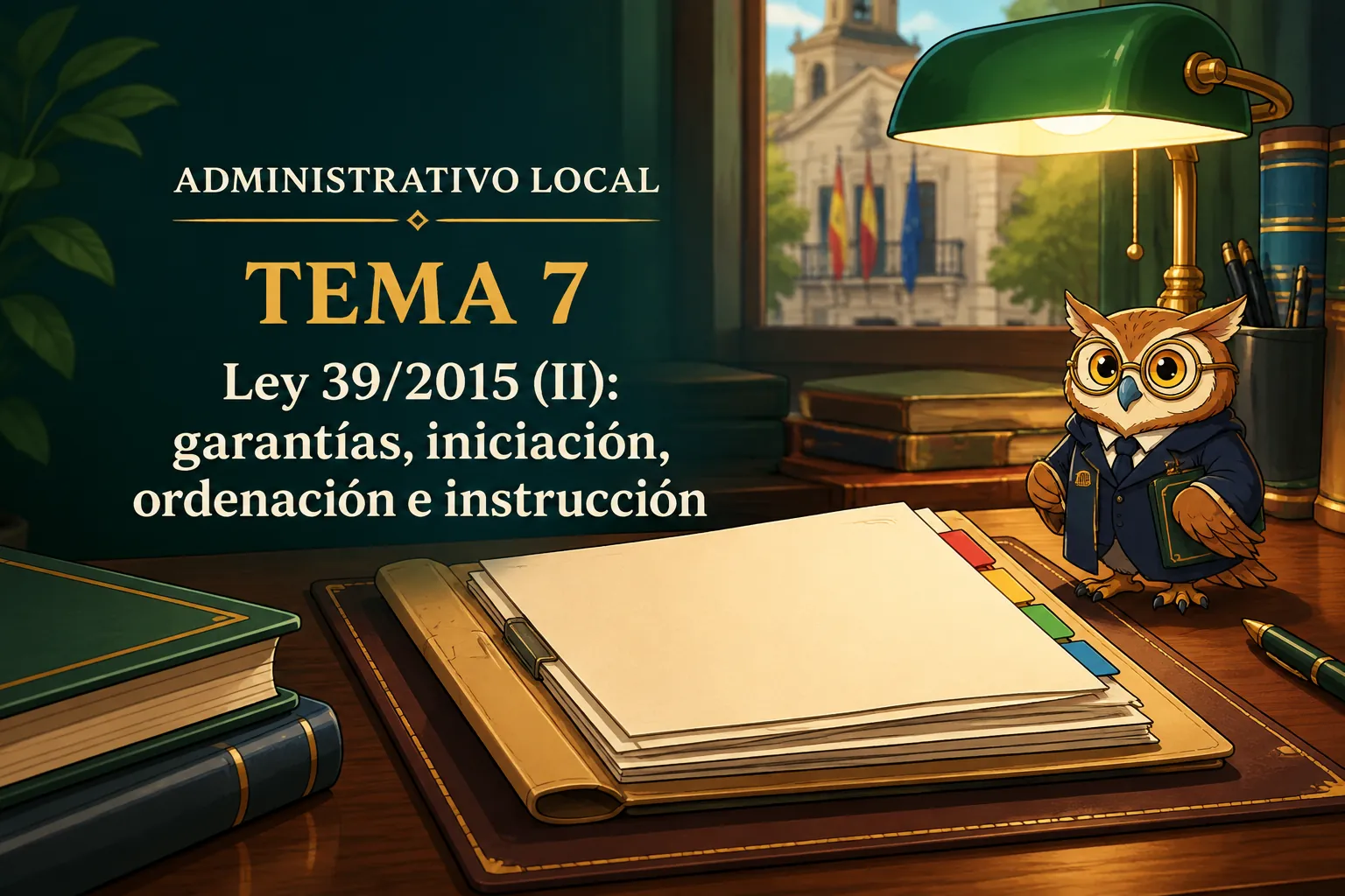 Miniatura del tema 7: Ley 39/2015 (II): garantías, iniciación, ordenación e instrucción