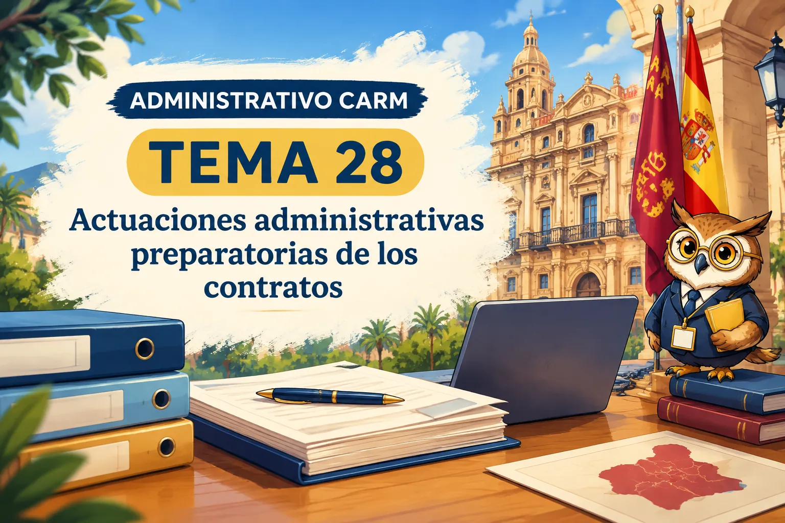 Miniatura del tema 28: Actuaciones administrativas preparatorias de los contratos