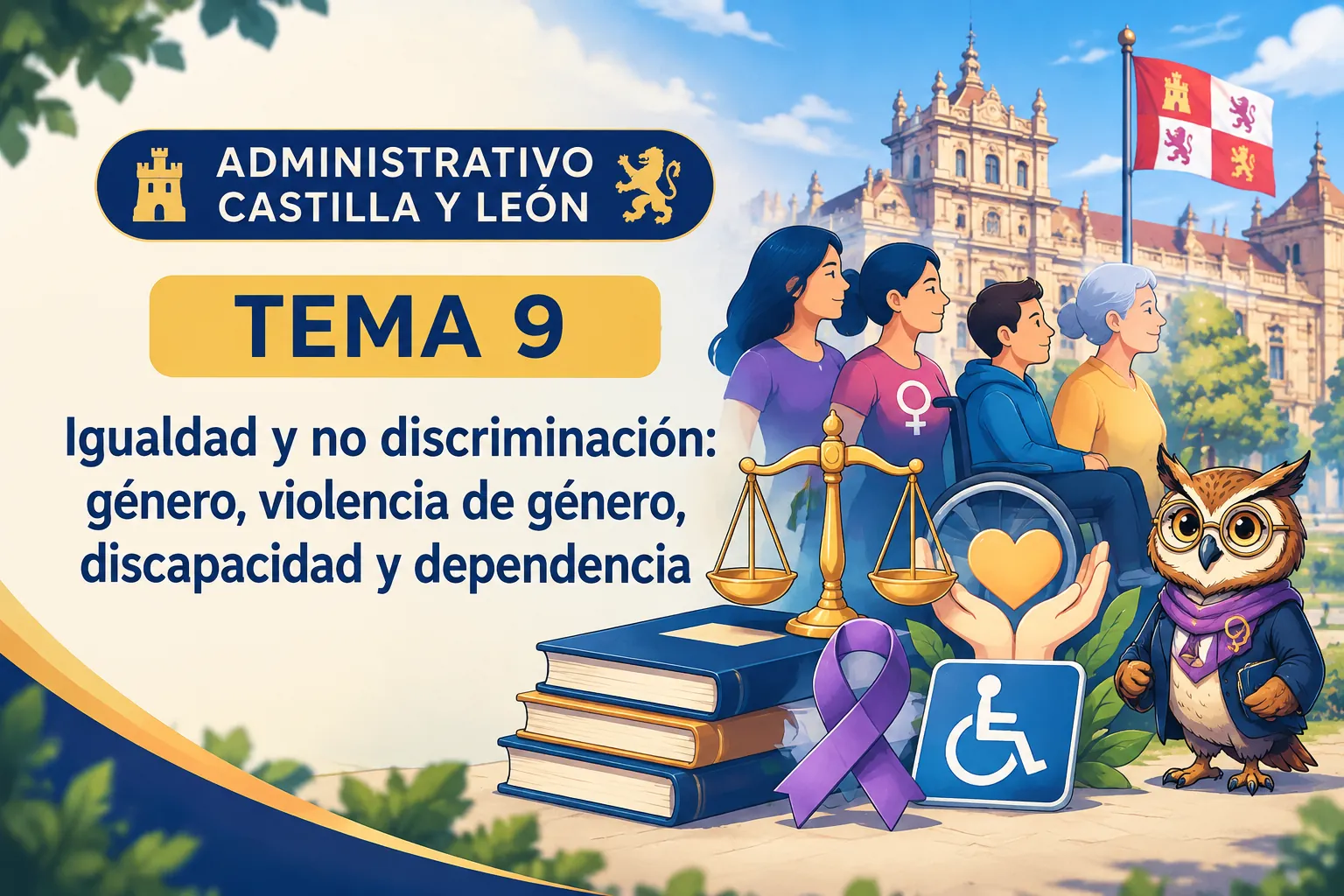 Miniatura del tema 9: Igualdad y no discriminación: género, violencia de género, discapacidad y dependencia