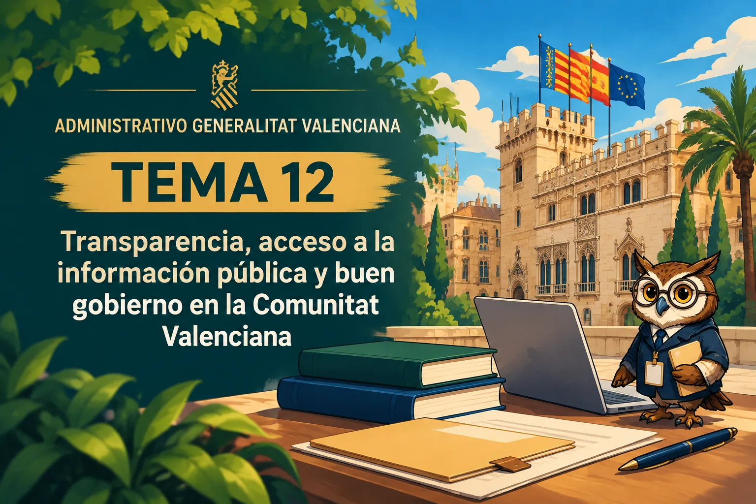 Miniatura del tema 12: Transparencia, acceso a la información pública y buen gobierno en la Comunitat Valenciana