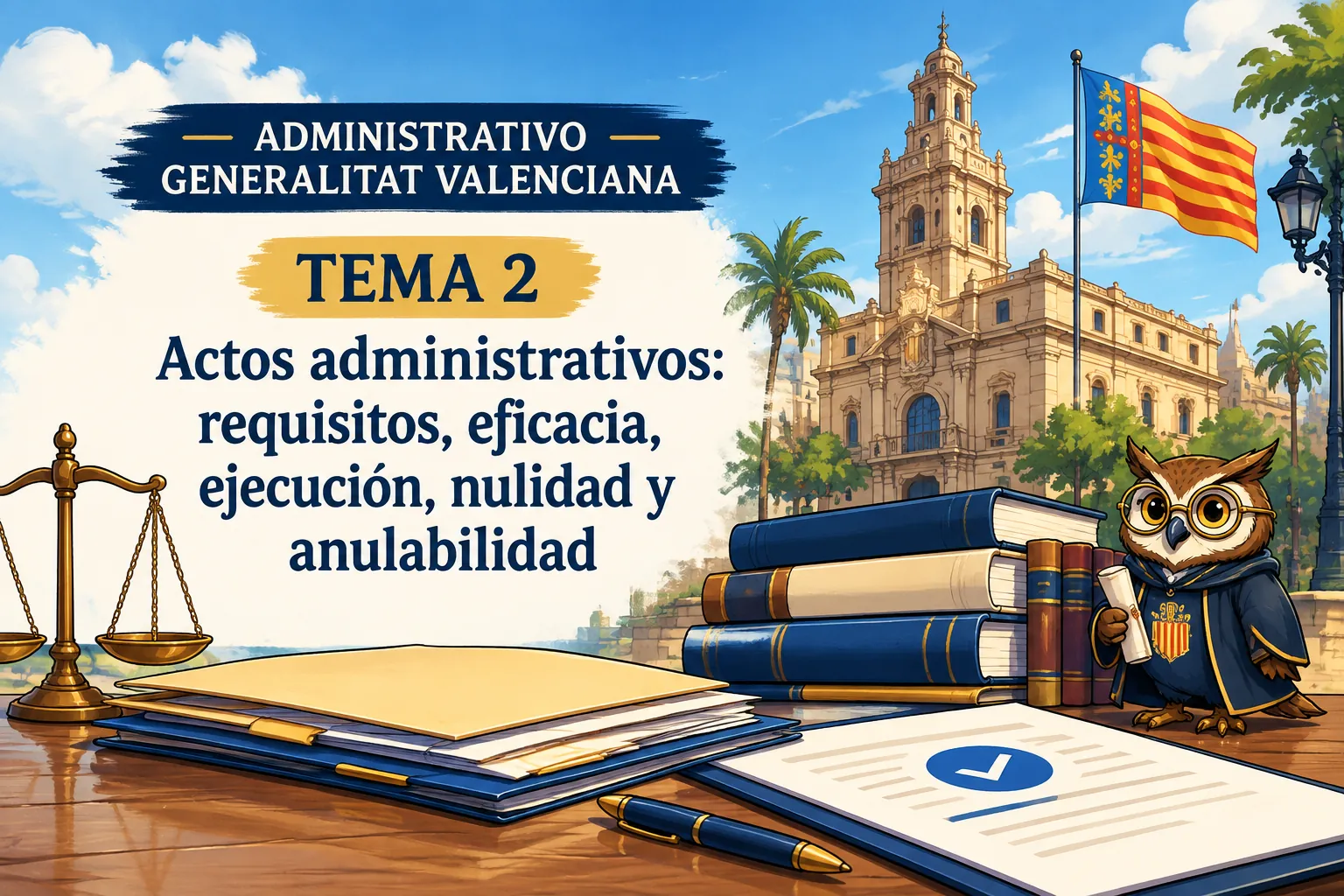 Miniatura del tema 2: Actos administrativos: requisitos, eficacia, ejecución, nulidad y anulabilidad