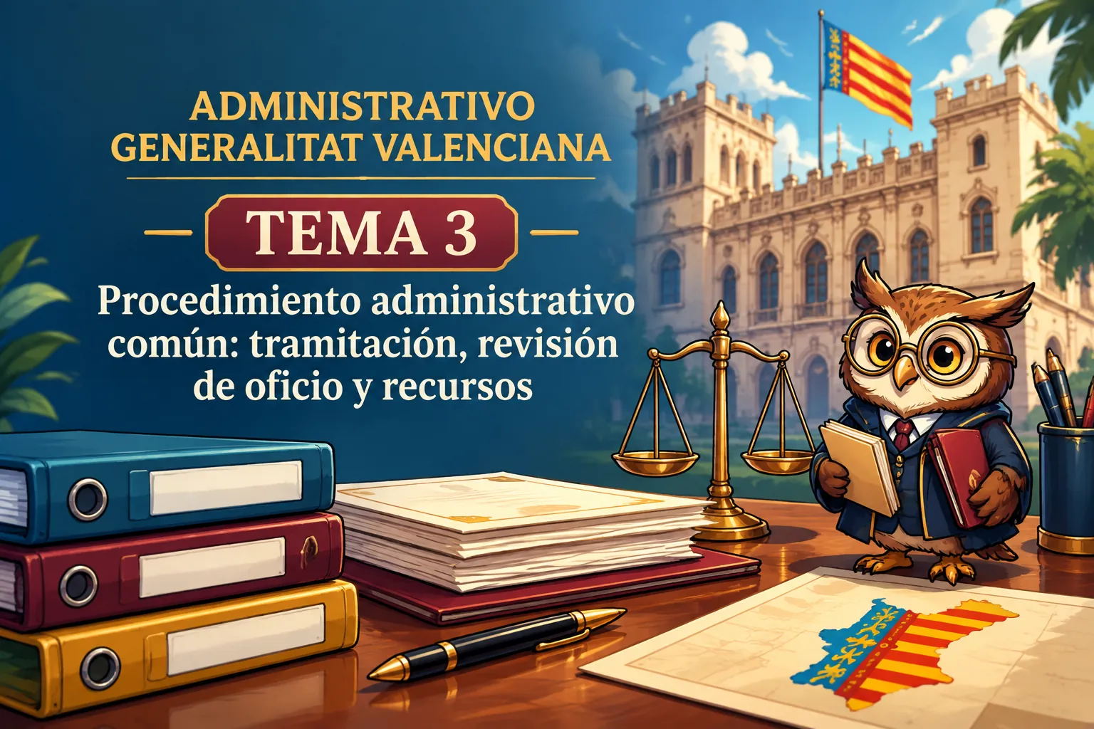 Miniatura del tema 3: Procedimiento administrativo común: tramitación, revisión de oficio y recursos