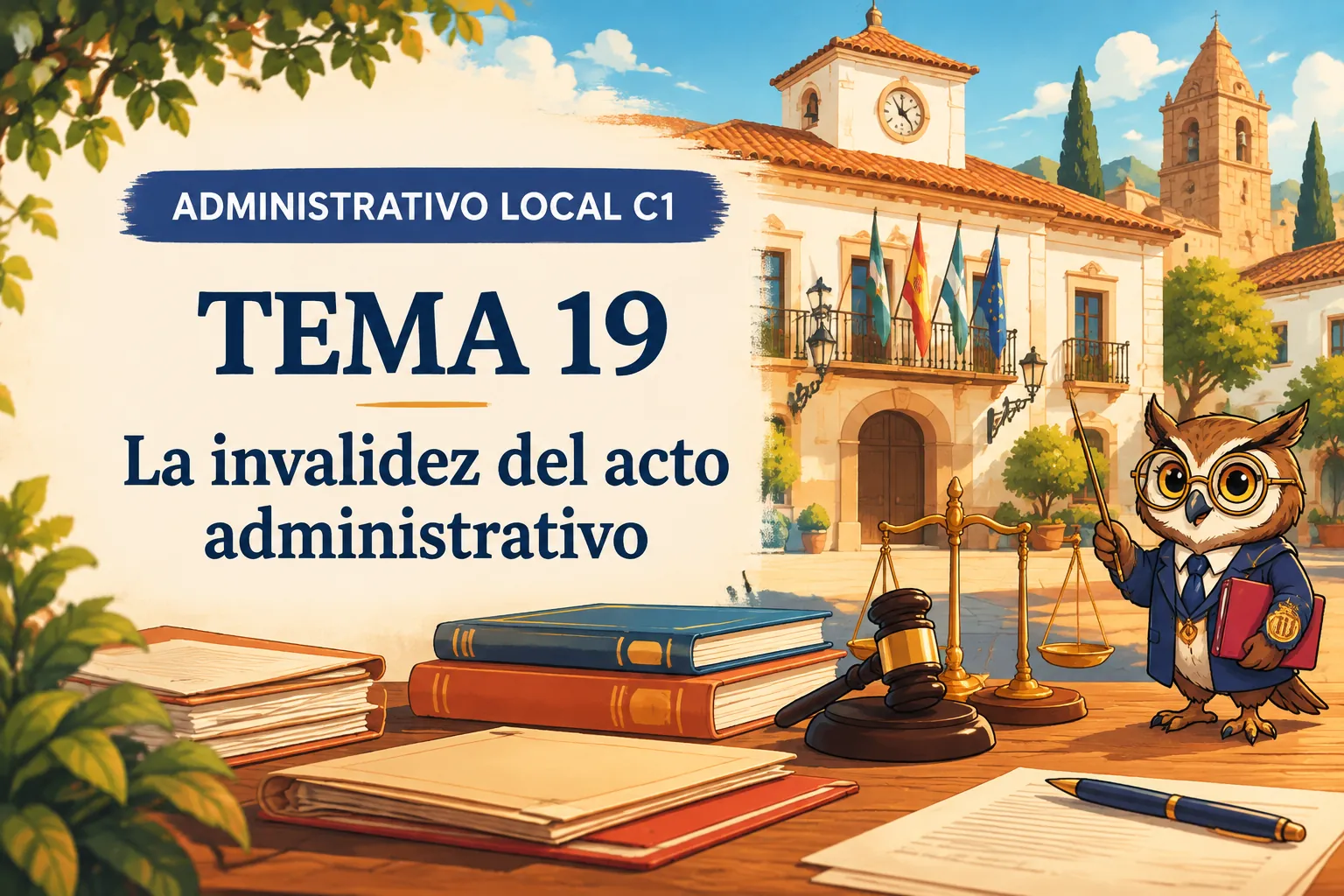 Miniatura del tema 19: La invalidez del acto administrativo