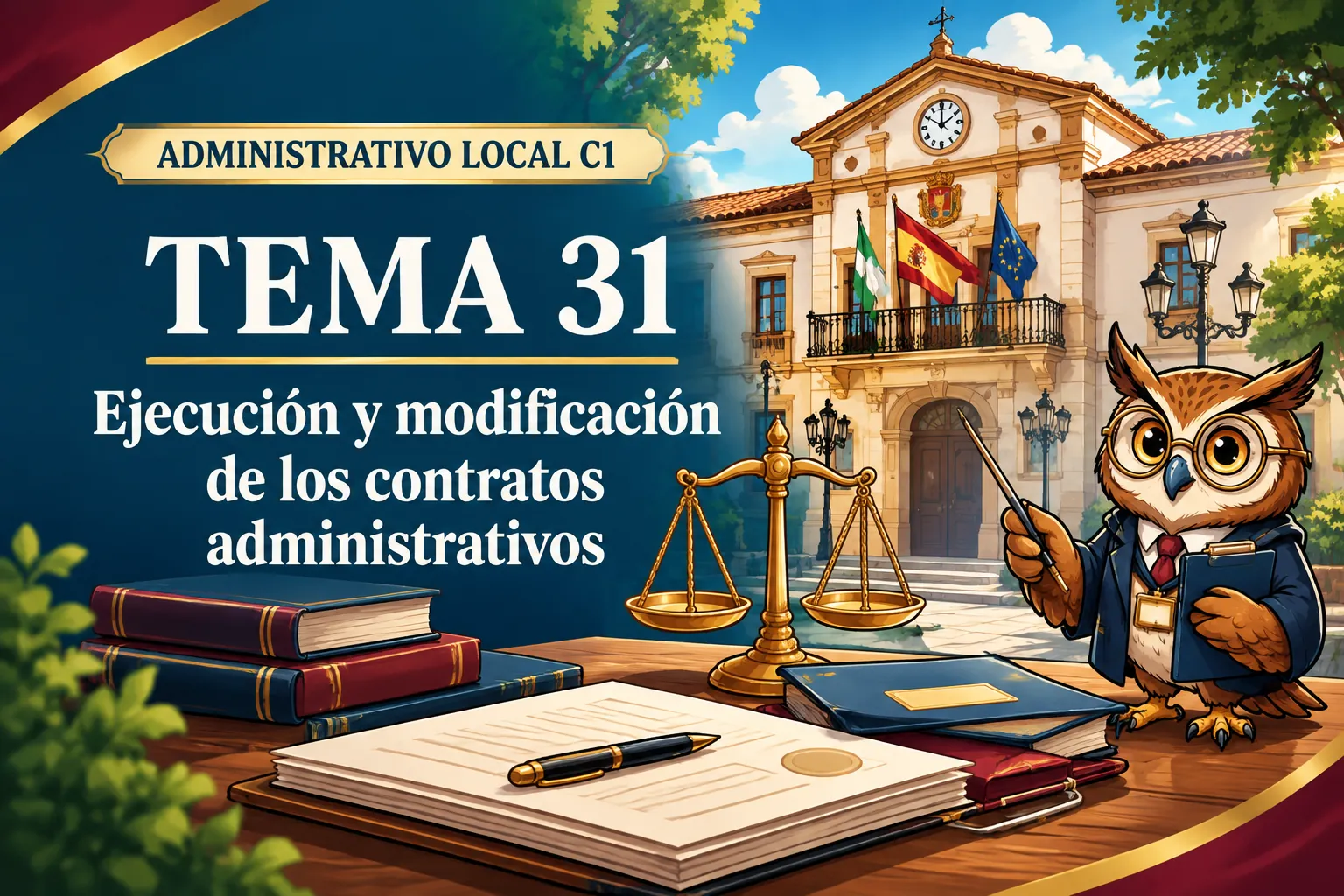 Miniatura del tema 31: Ejecución y modificación de los contratos administrativos