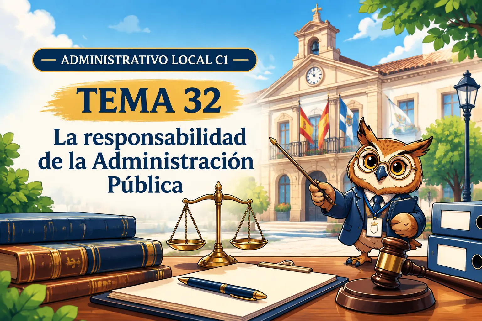 Miniatura del tema 32: La responsabilidad de la Administración Pública