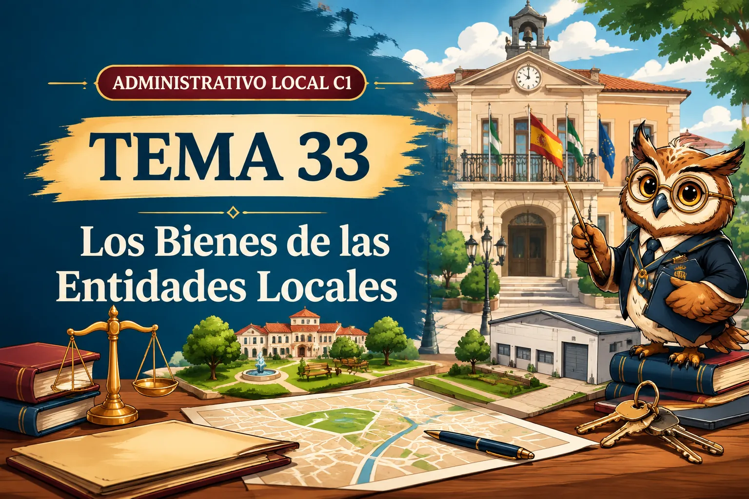 Miniatura del tema 33: Los Bienes de las Entidades Locales