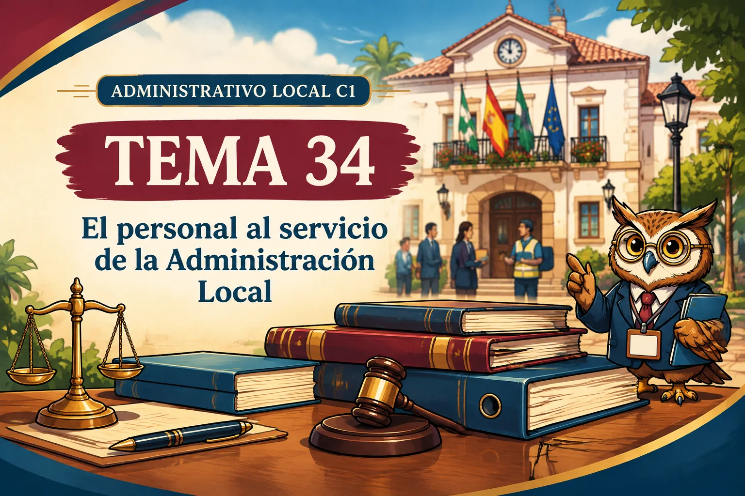 Miniatura del tema 34: El personal al servicio de la Administración Local