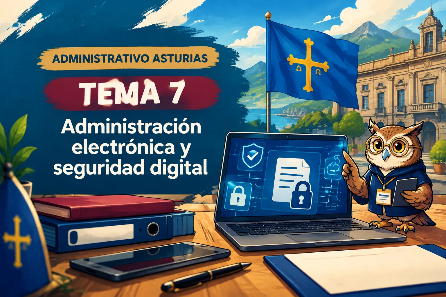 Miniatura del tema 7: Administración electrónica y seguridad digital