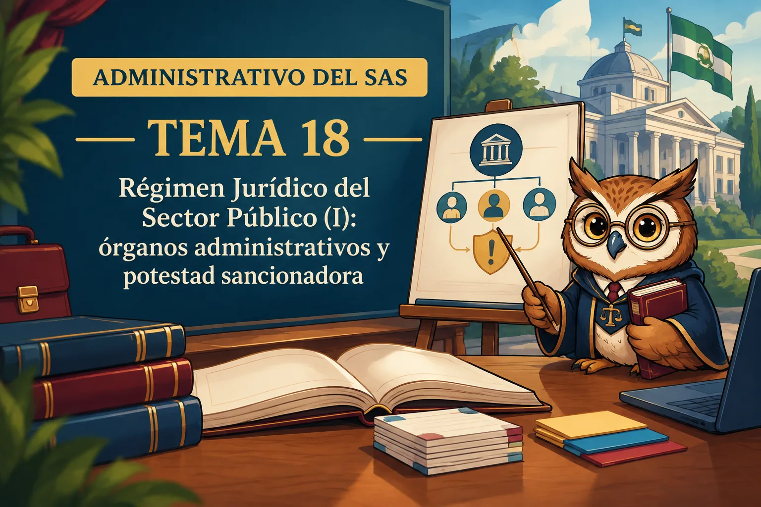 Miniatura del tema 18: Régimen Jurídico del Sector Público (I): órganos administrativos y potestad sancionadora