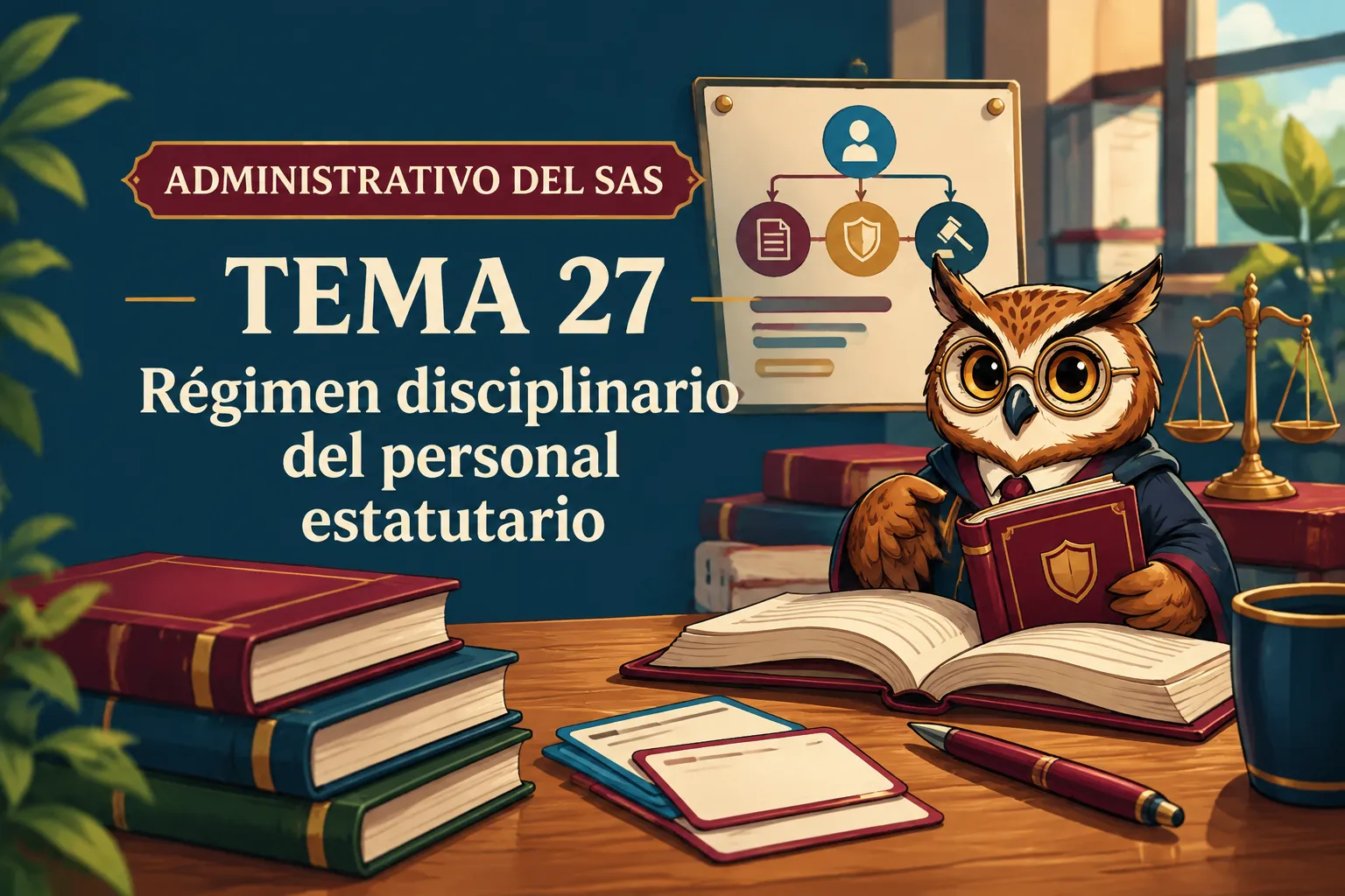 Miniatura del tema 27: Régimen disciplinario del personal estatutario