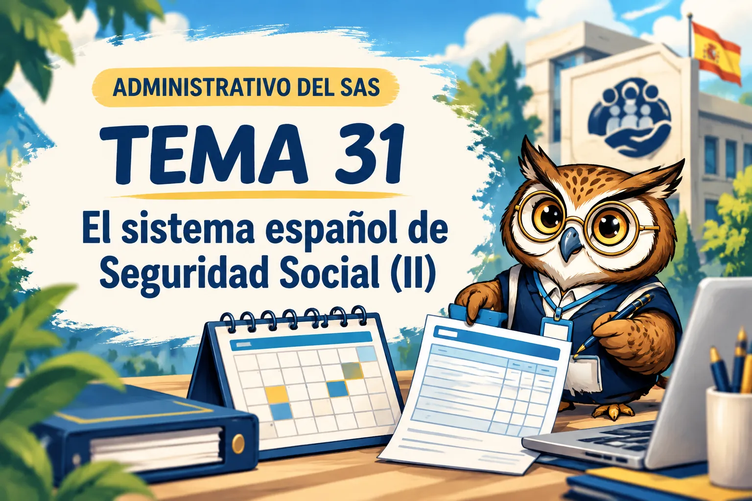 Miniatura del tema 31: El sistema español de Seguridad Social (II)