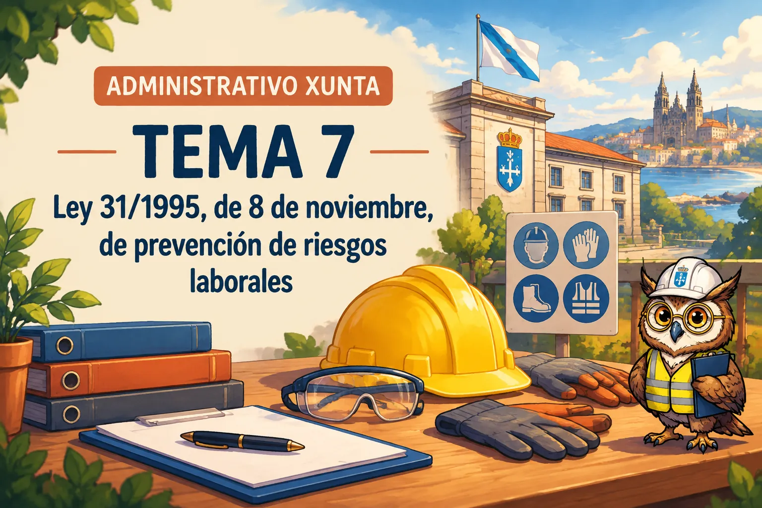 Miniatura del tema 7: Ley 31/1995, de 8 de noviembre, de prevención de riesgos laborales