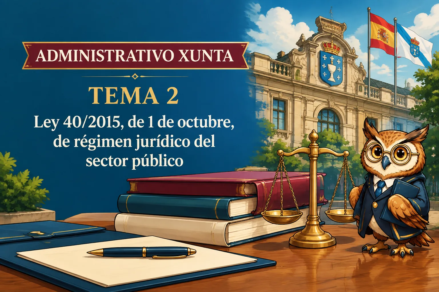 Miniatura del tema 2: Ley 40/2015, de 1 de octubre, de régimen jurídico del sector público