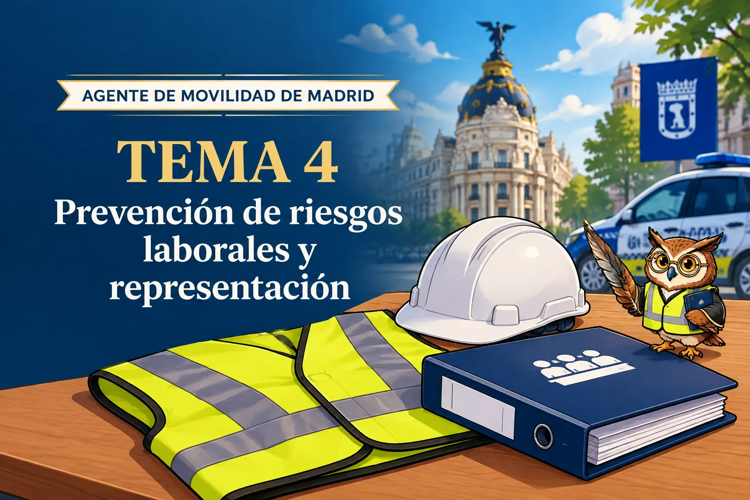 Miniatura del tema 4: Prevención de riesgos laborales y representación