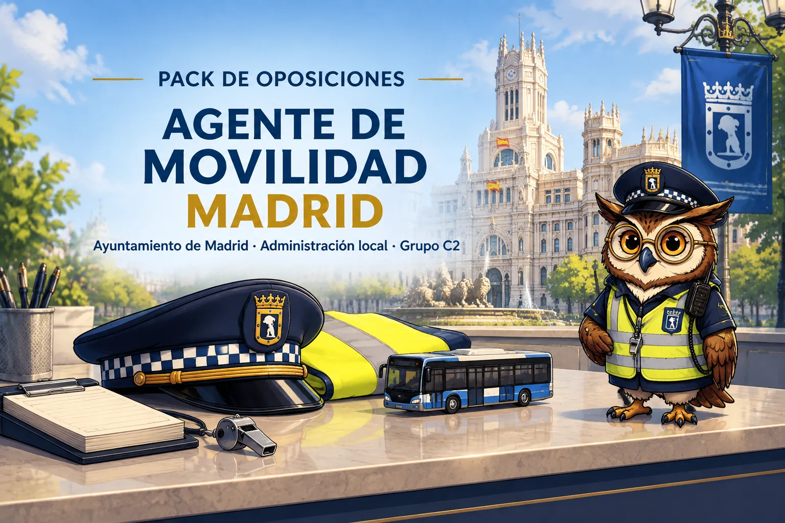 Pack de Agente de Movilidad de Madrid