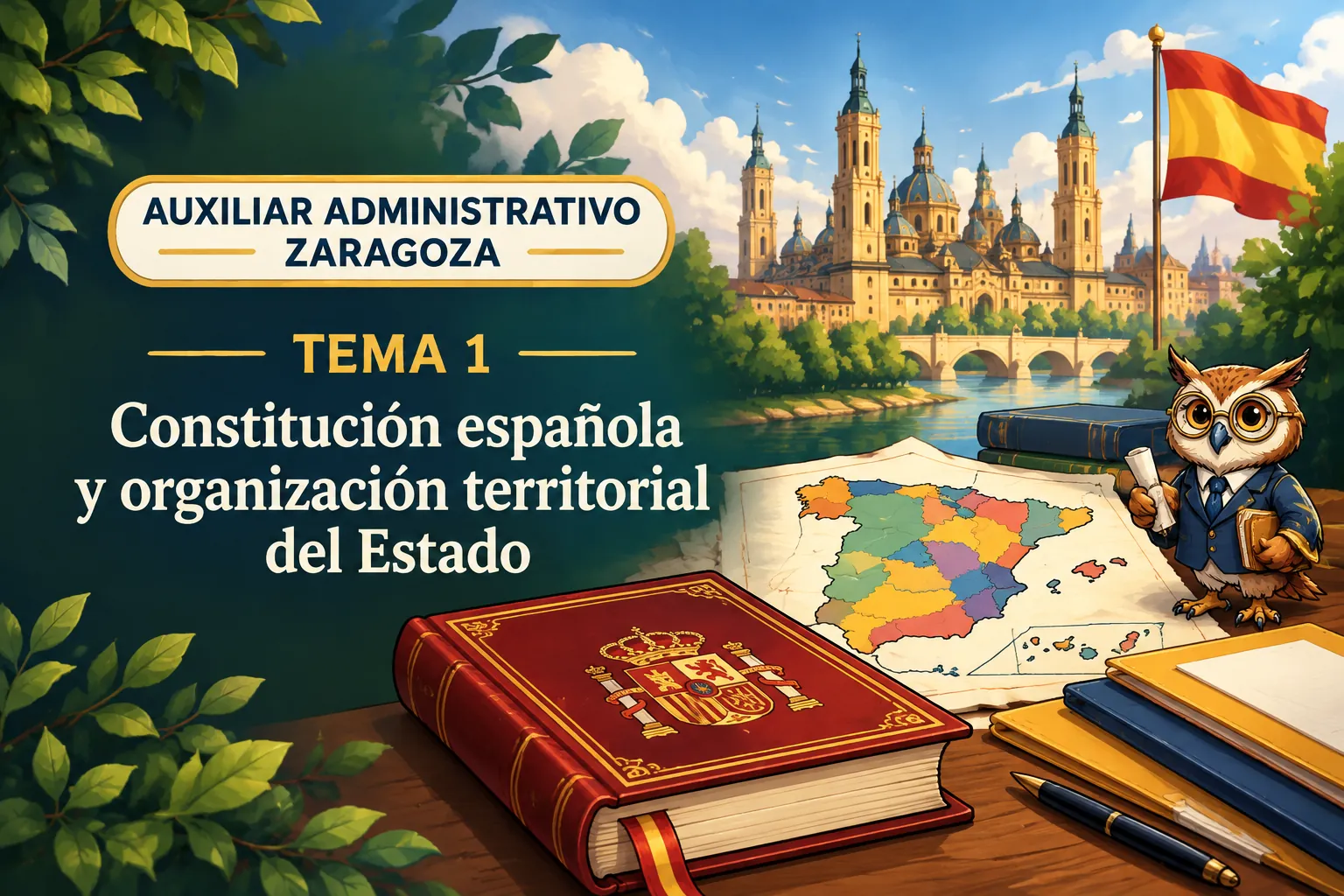 Miniatura del tema 1: Constitución española y organización territorial del Estado