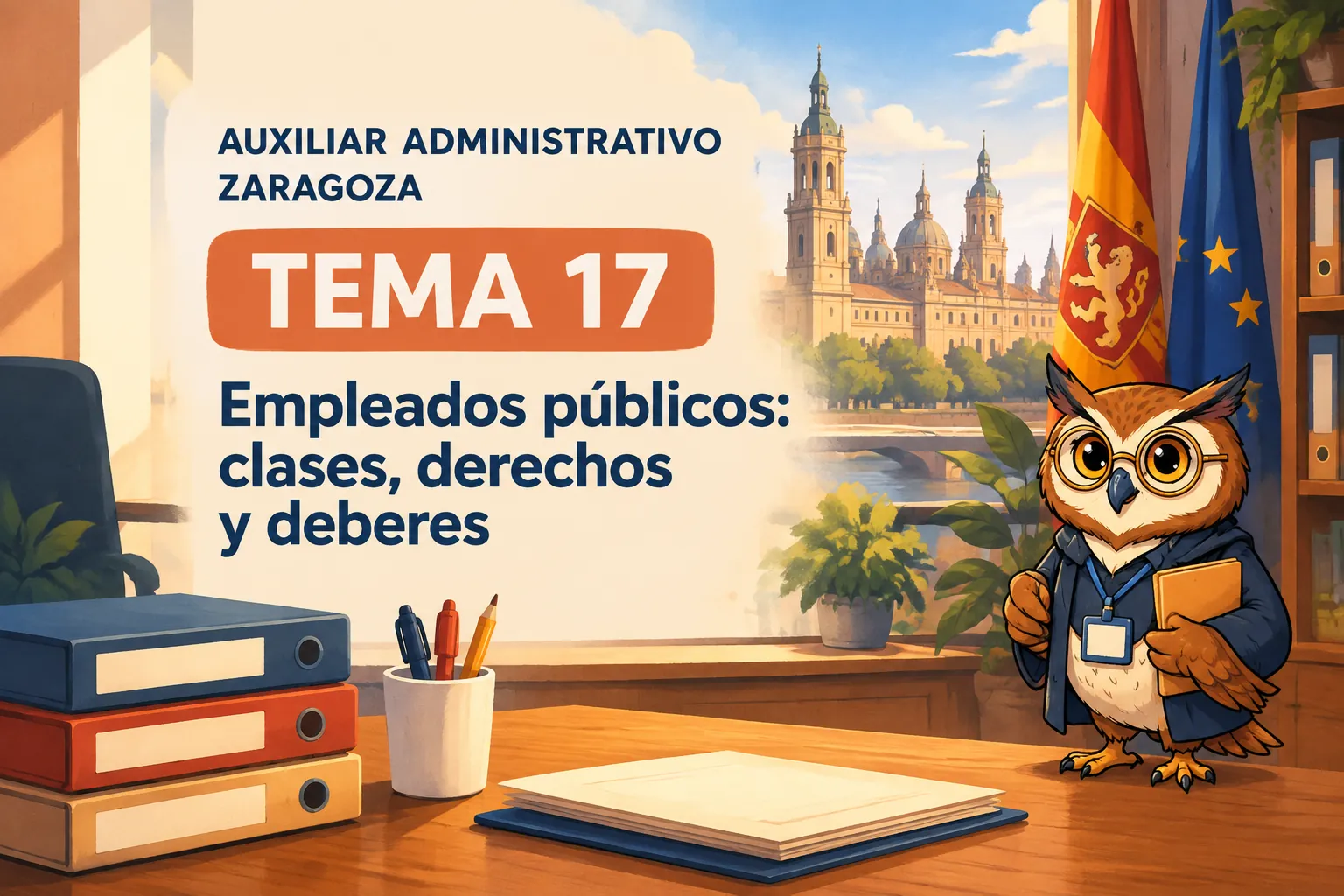 Miniatura del tema 17: Empleados públicos: clases, derechos y deberes