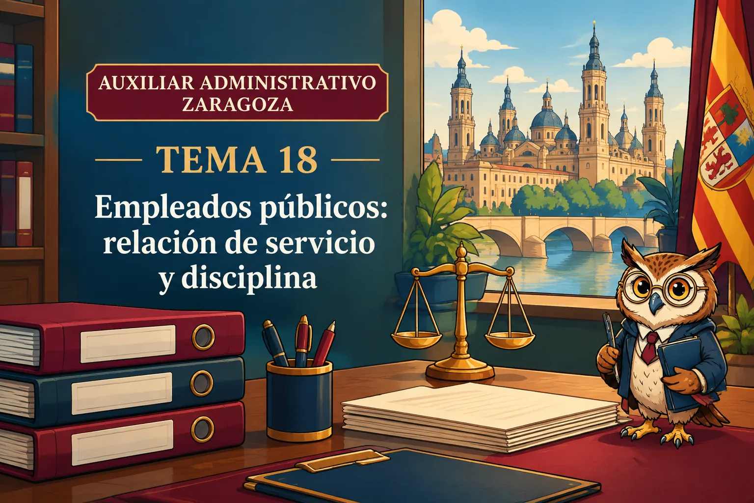 Miniatura del tema 18: Empleados públicos: relación de servicio y disciplina