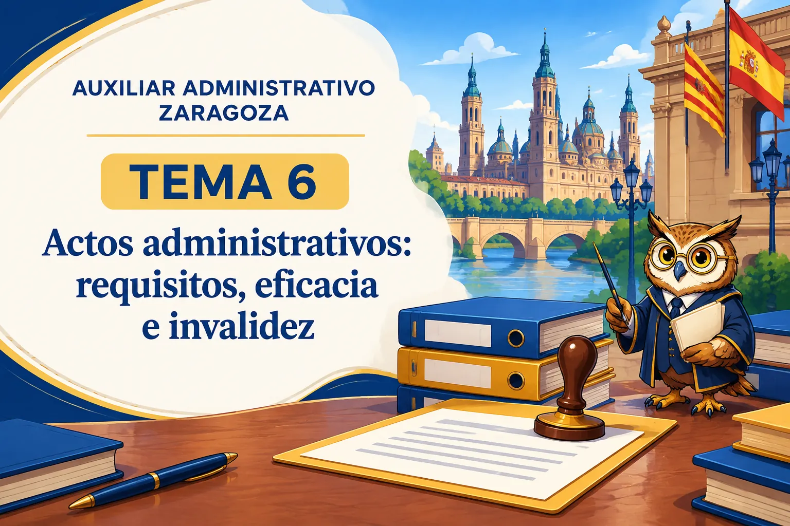 Miniatura del tema 6: Actos administrativos: requisitos, eficacia e invalidez