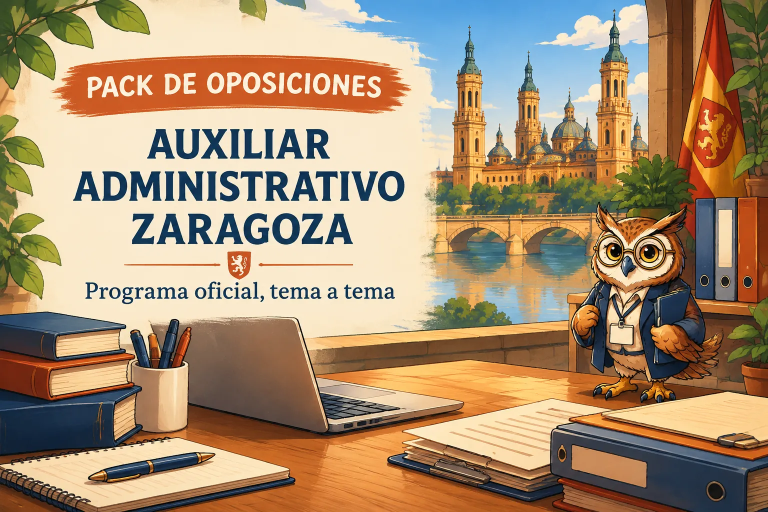 Pack Auxiliar Ayuntamiento de Zaragoza