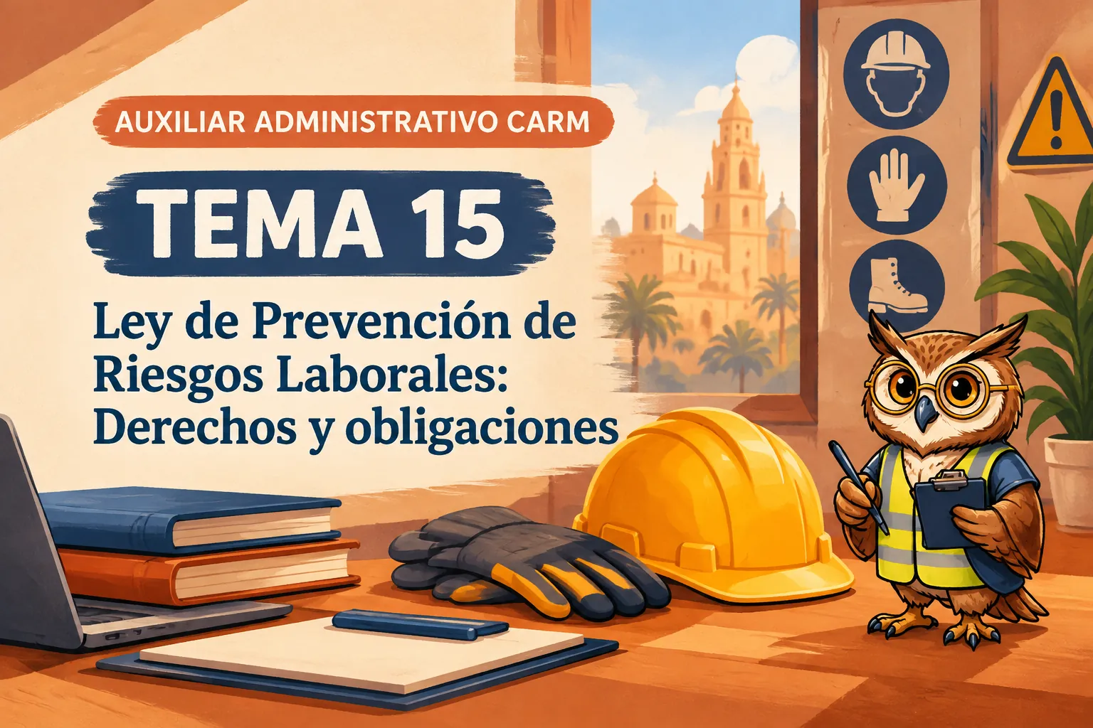 Miniatura del tema 15: Ley de Prevención de Riesgos Laborales: Derechos y obligaciones