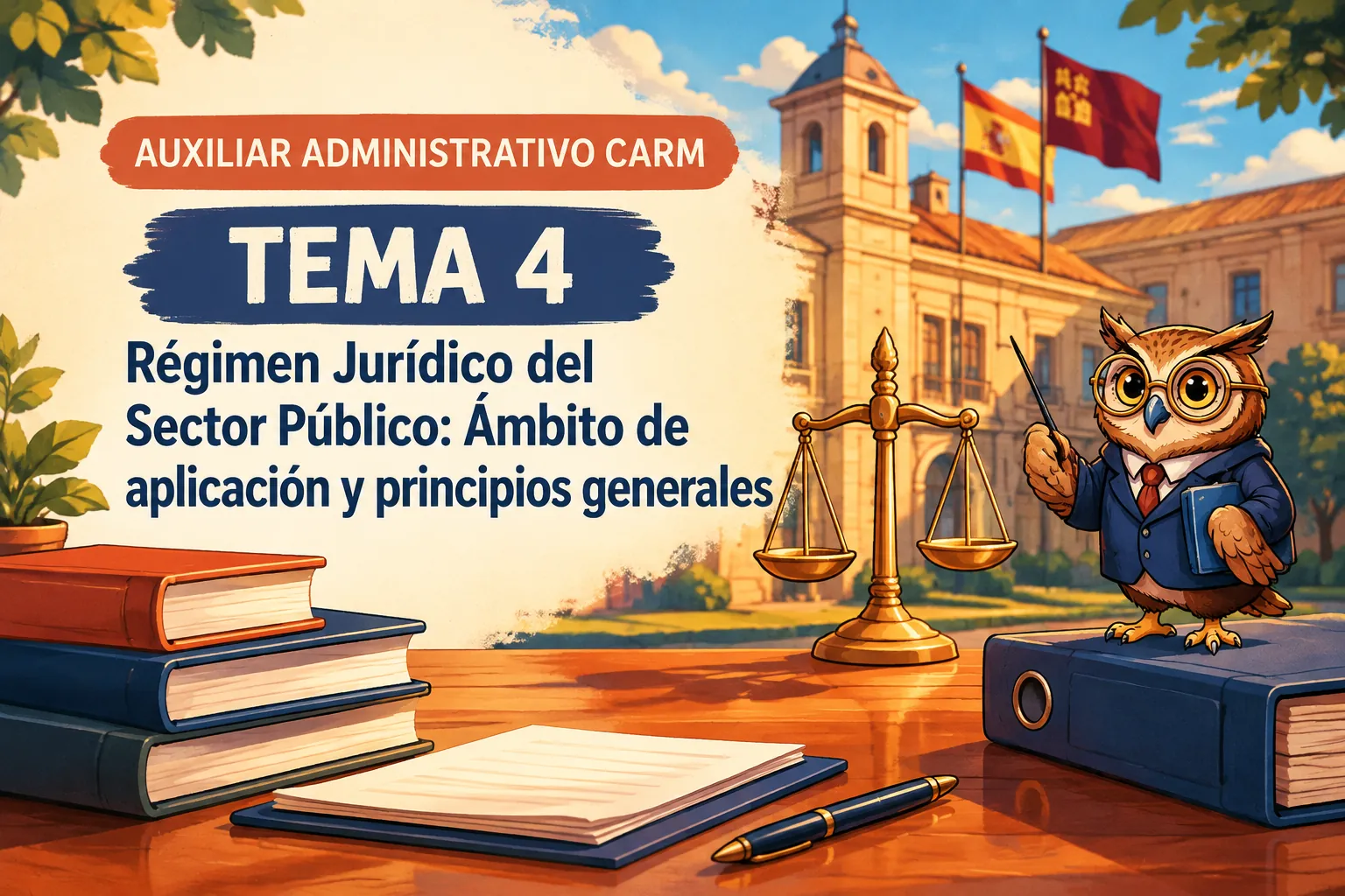 Miniatura del tema 4: Régimen Jurídico del Sector Público: Ámbito de aplicación y principios generales
