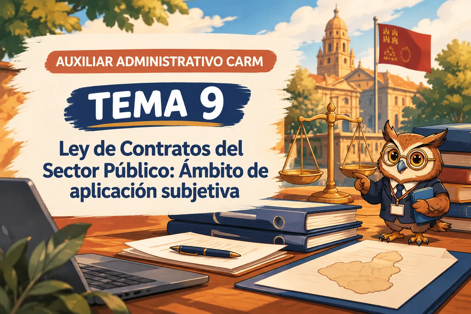 Miniatura del tema 9: Ley de Contratos del Sector Público: Ámbito de aplicación subjetiva